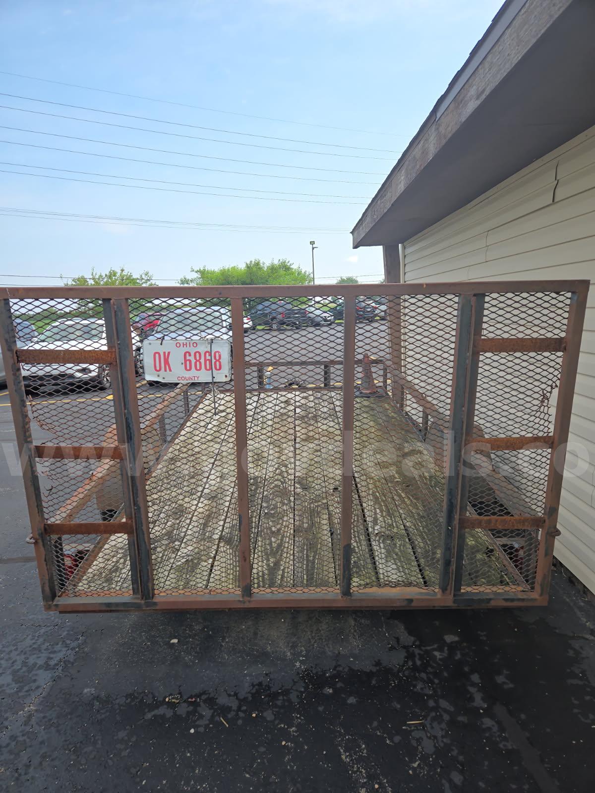 1983 ASM Single Axel Trailer ASM  Government Surplus Auction - Photo #2