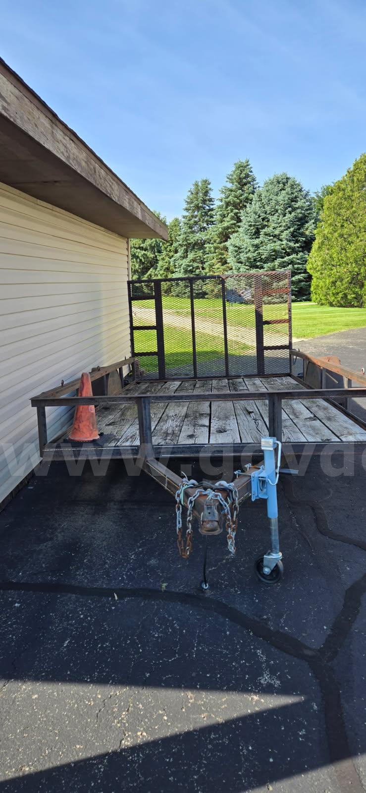 1983 ASM Single Axel Trailer ASM  Government Surplus Auction - Photo #3