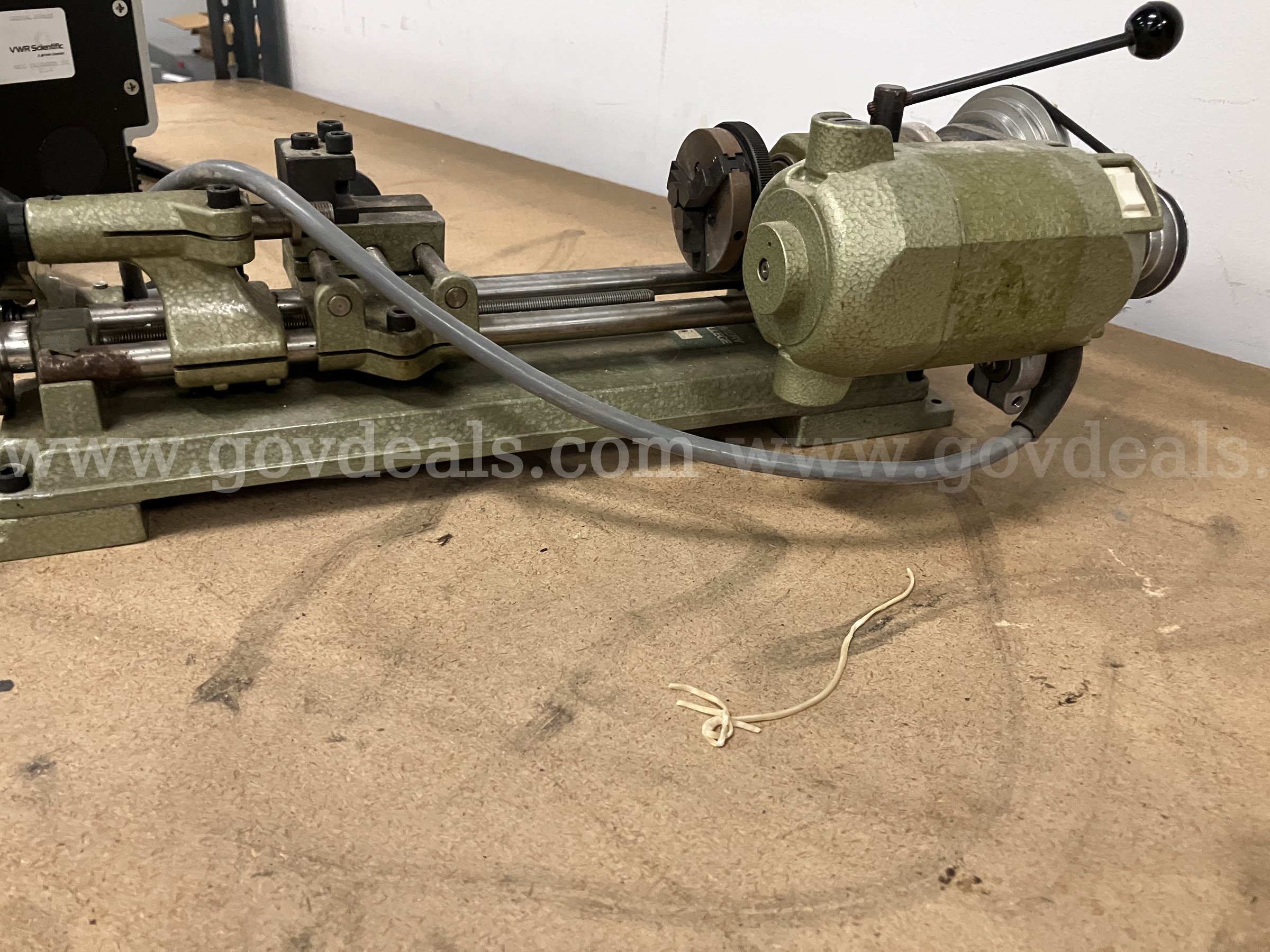 Model SL  Vintage Metal Lathe Unimat DB 200 Government Surplus Auction - Photo #5