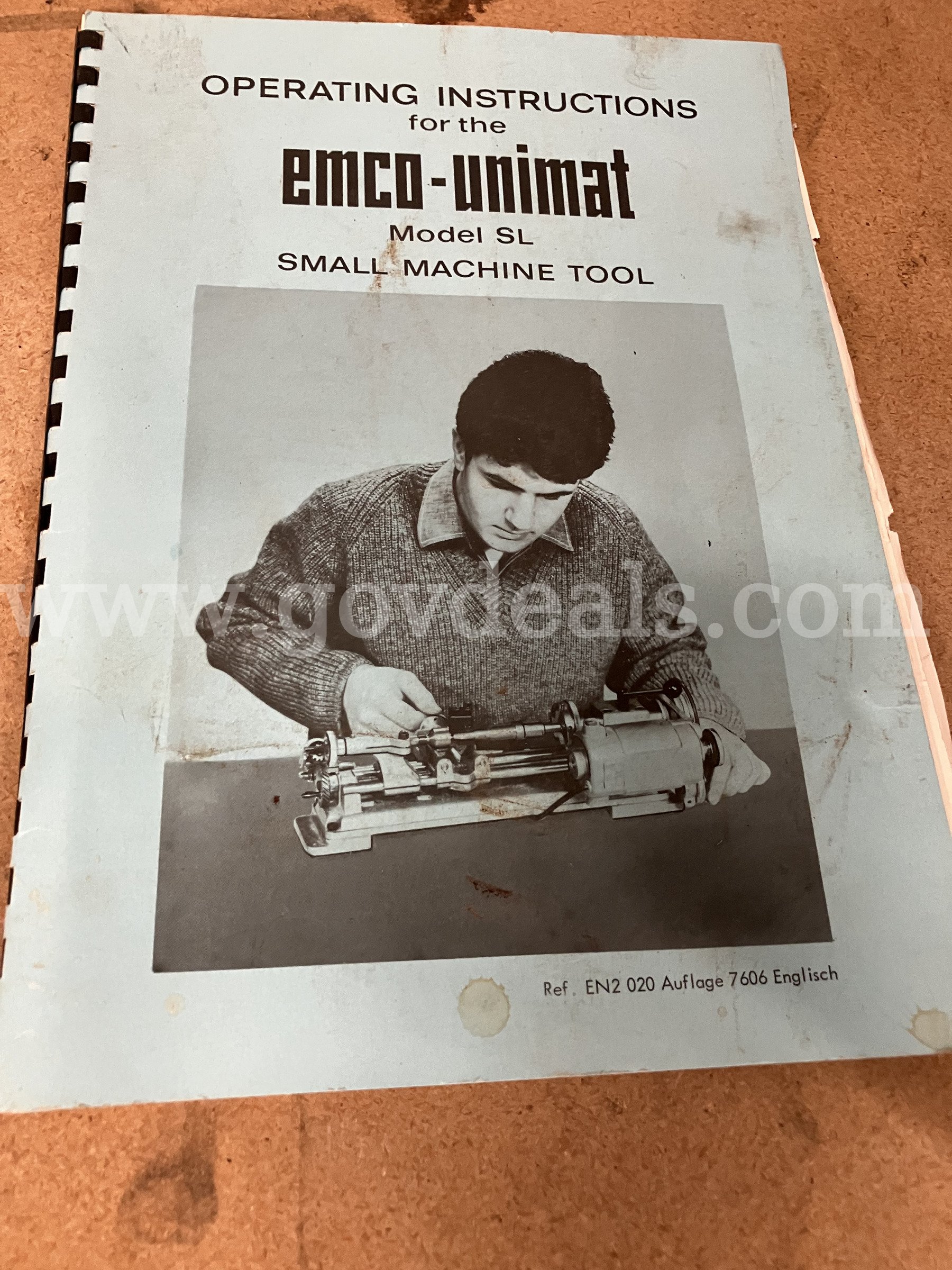 Model SL  Vintage Metal Lathe Unimat DB 200 Government Surplus Auction - Photo #6