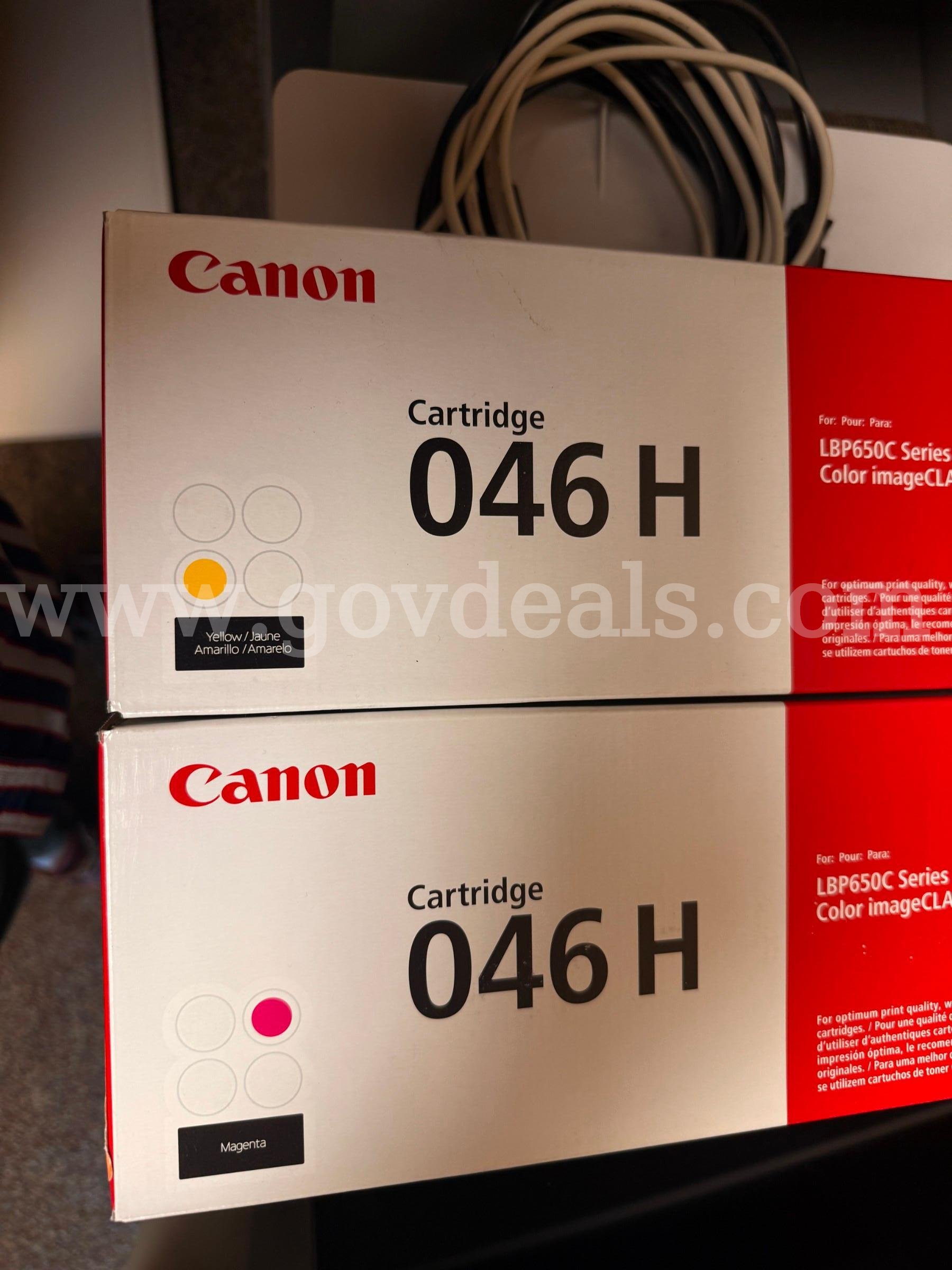 Canon Color image CLASS MF733Cdw 4in1 + 6x ink cartridges+cables Canon MF733Cdw Government Surplus Auction - Photo #3