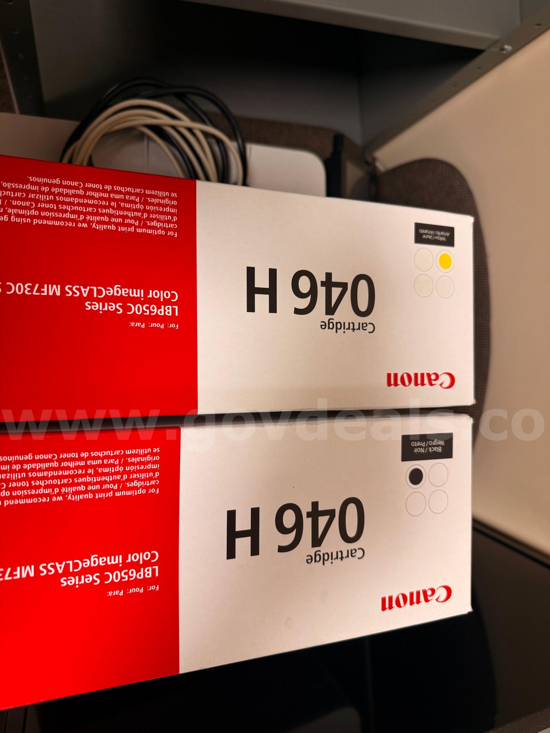 Canon Color image CLASS MF733Cdw 4in1 + 6x ink cartridges+cables Canon MF733Cdw Government Surplus Auction - Photo #4