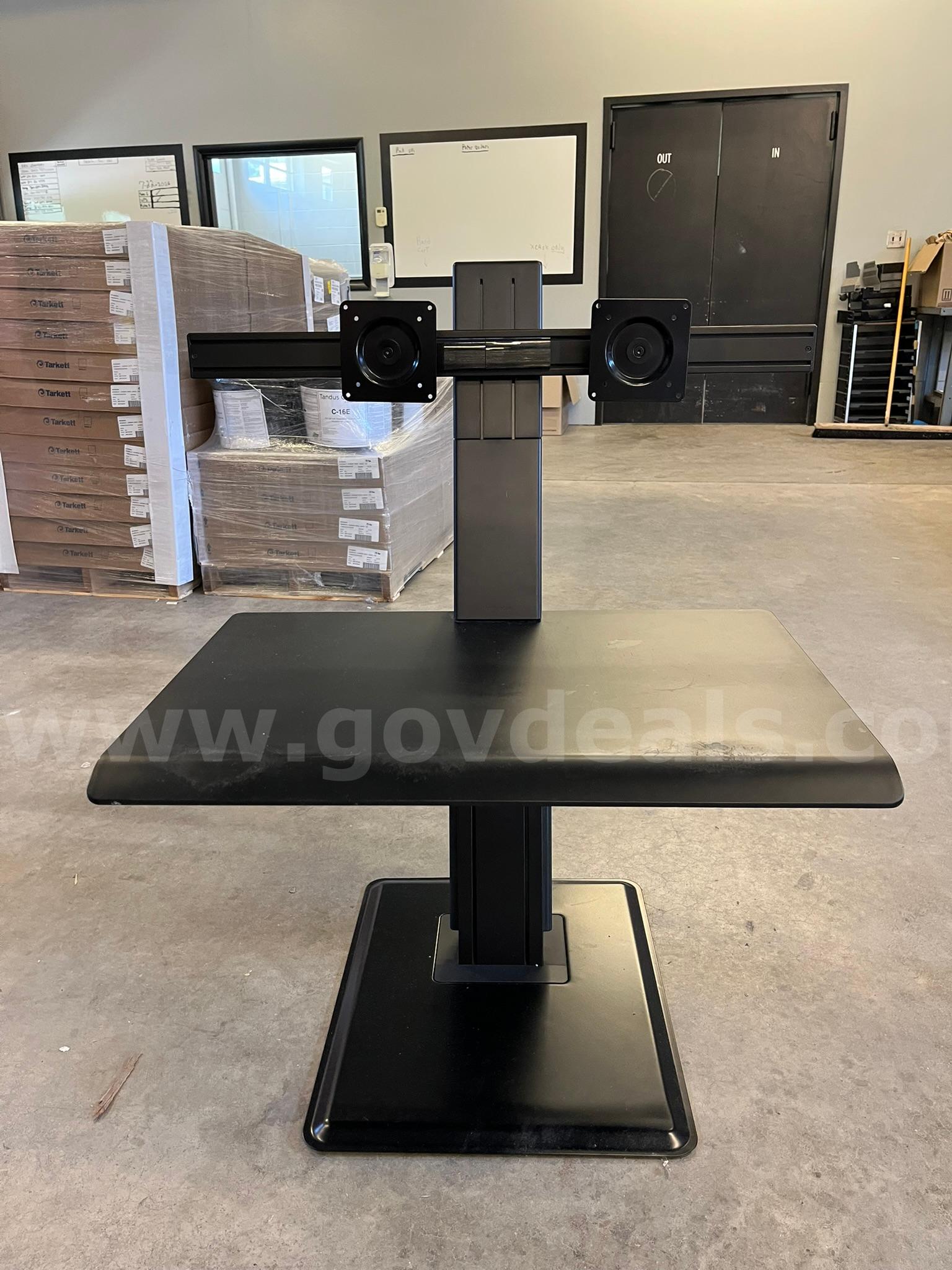 Dual Monitor Stand and Desk   Government Surplus Auction - Photo #2