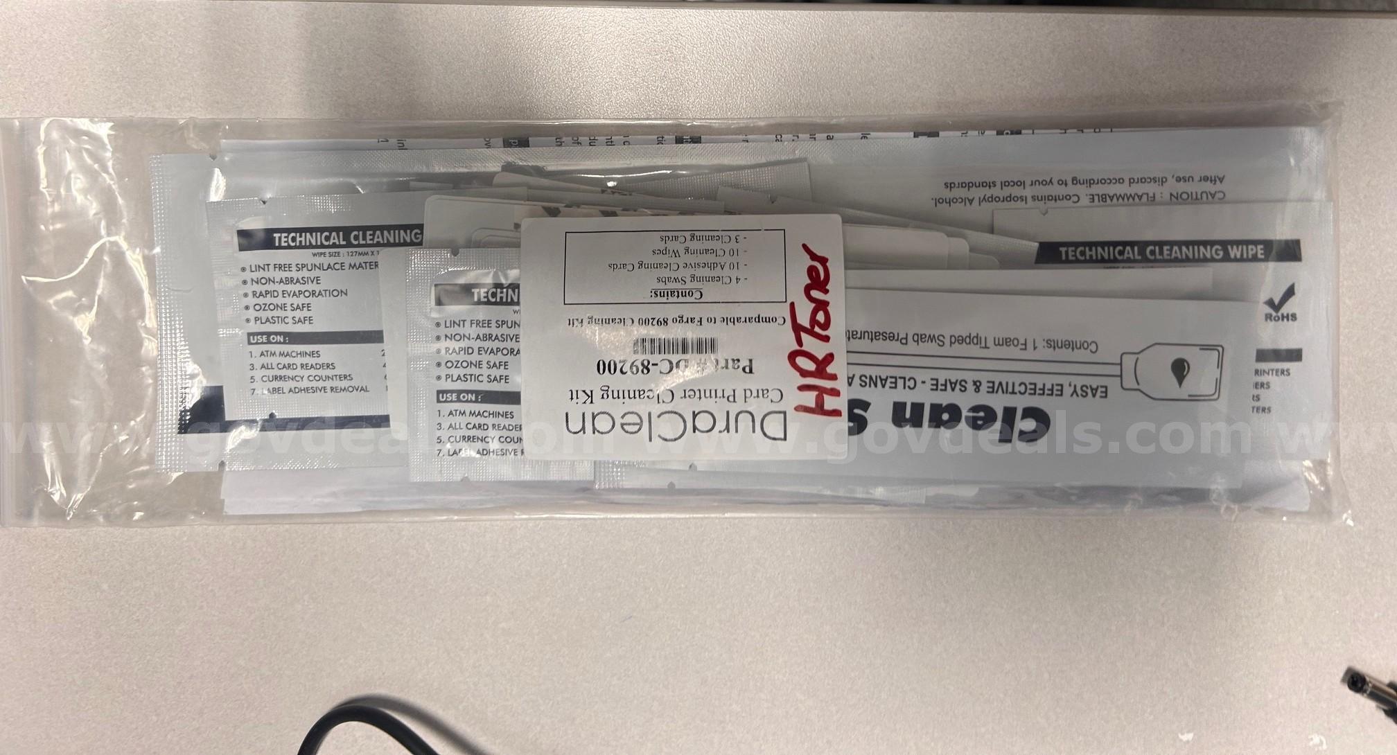 HID ENCODER AND PRINTER FARGO HDP5600 ( 2 COLOR RIBBONS/ 3 RETRANSFER FILMS)  FARGO HDP5600 Government Surplus Auction - Photo #5