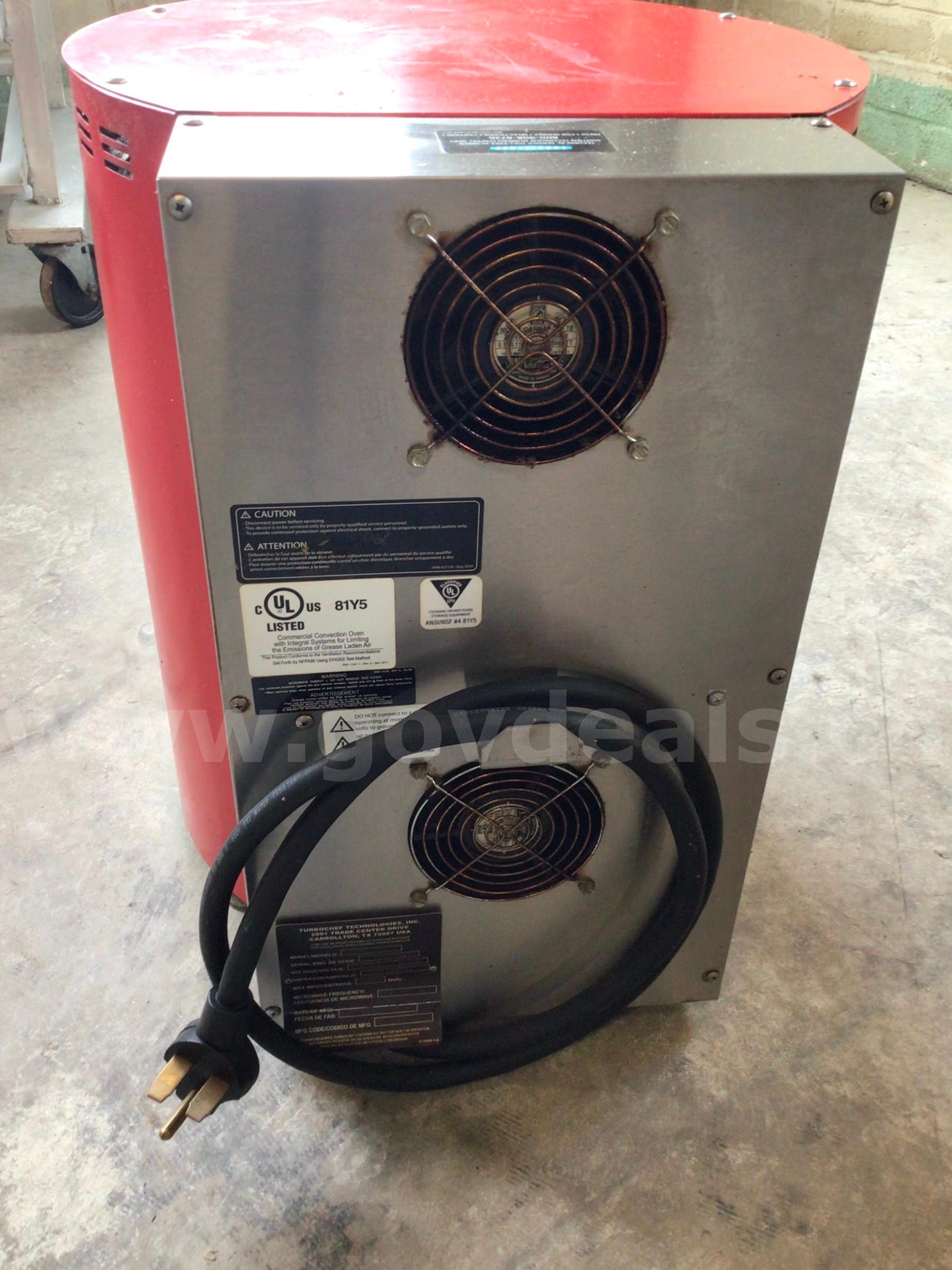 Turbochef Fire Countertop Pizza Oven TurboChef FIRE Government Surplus Auction - Photo #5