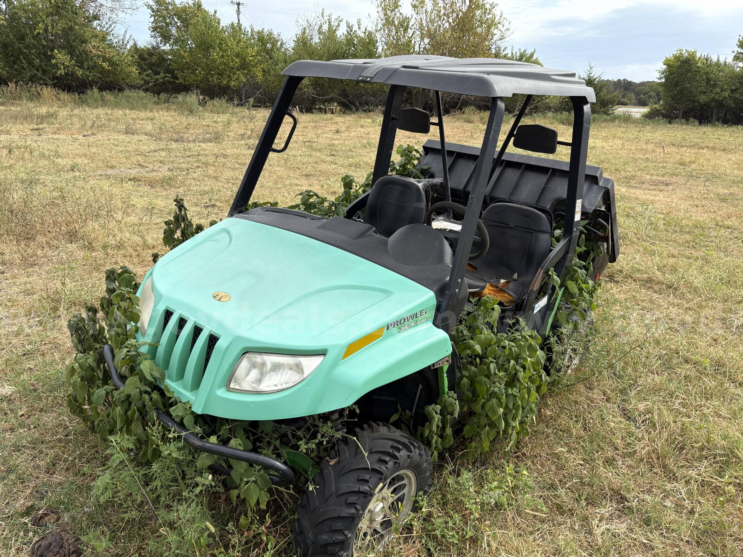2 Seater Arctic Cat Prowler XT 650