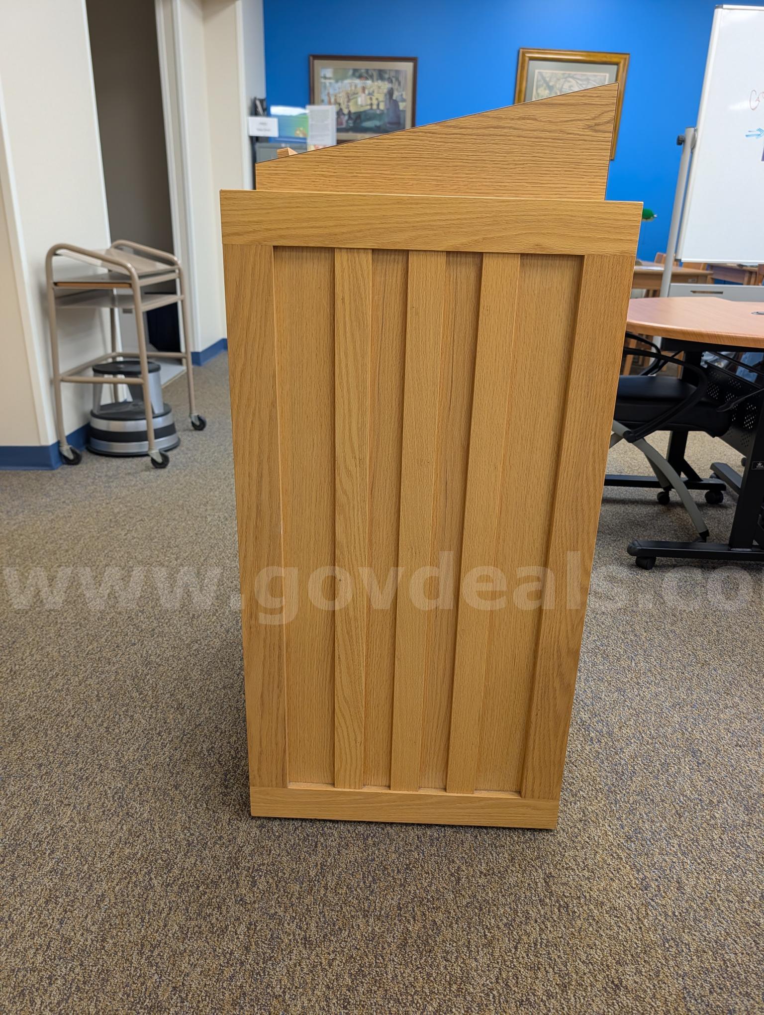 Wood Podium   Government Surplus Auction - Primary Photo