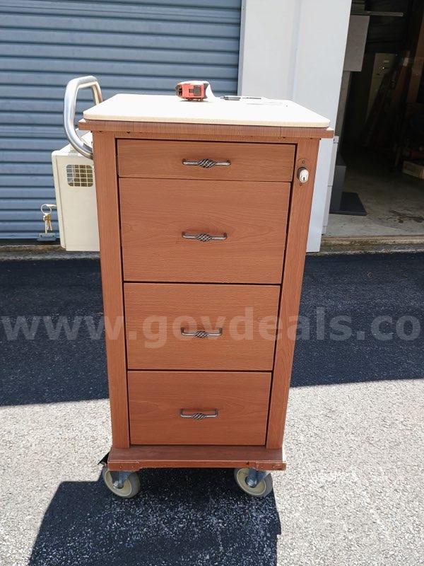 Rolling Medication Cart   Government Surplus Auction - Primary Photo