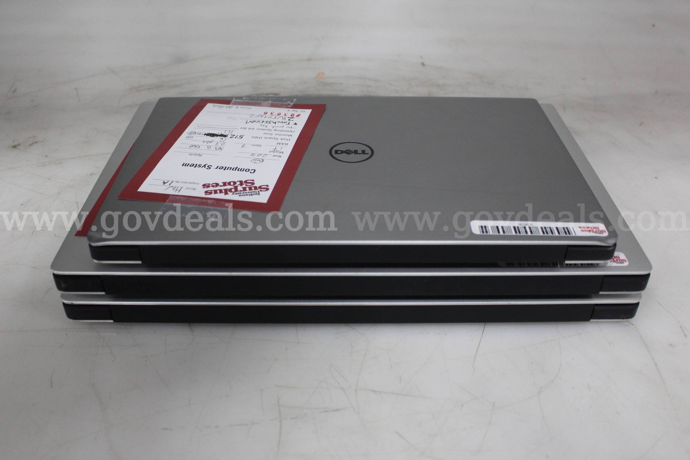 Lot of (3) Dell XPS Laptops Dell XPS Government Surplus Auction - Photo #3