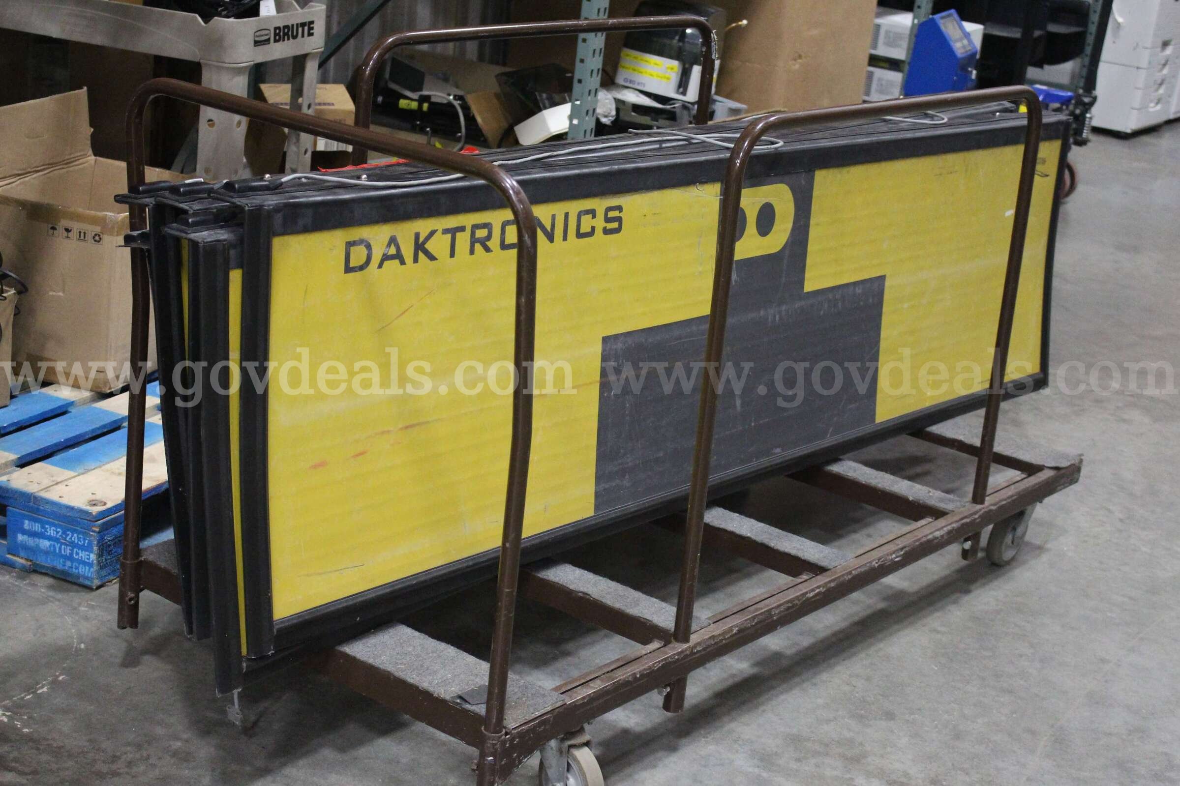 Lot of (7) Daktronics T-7000 Series Touchpads