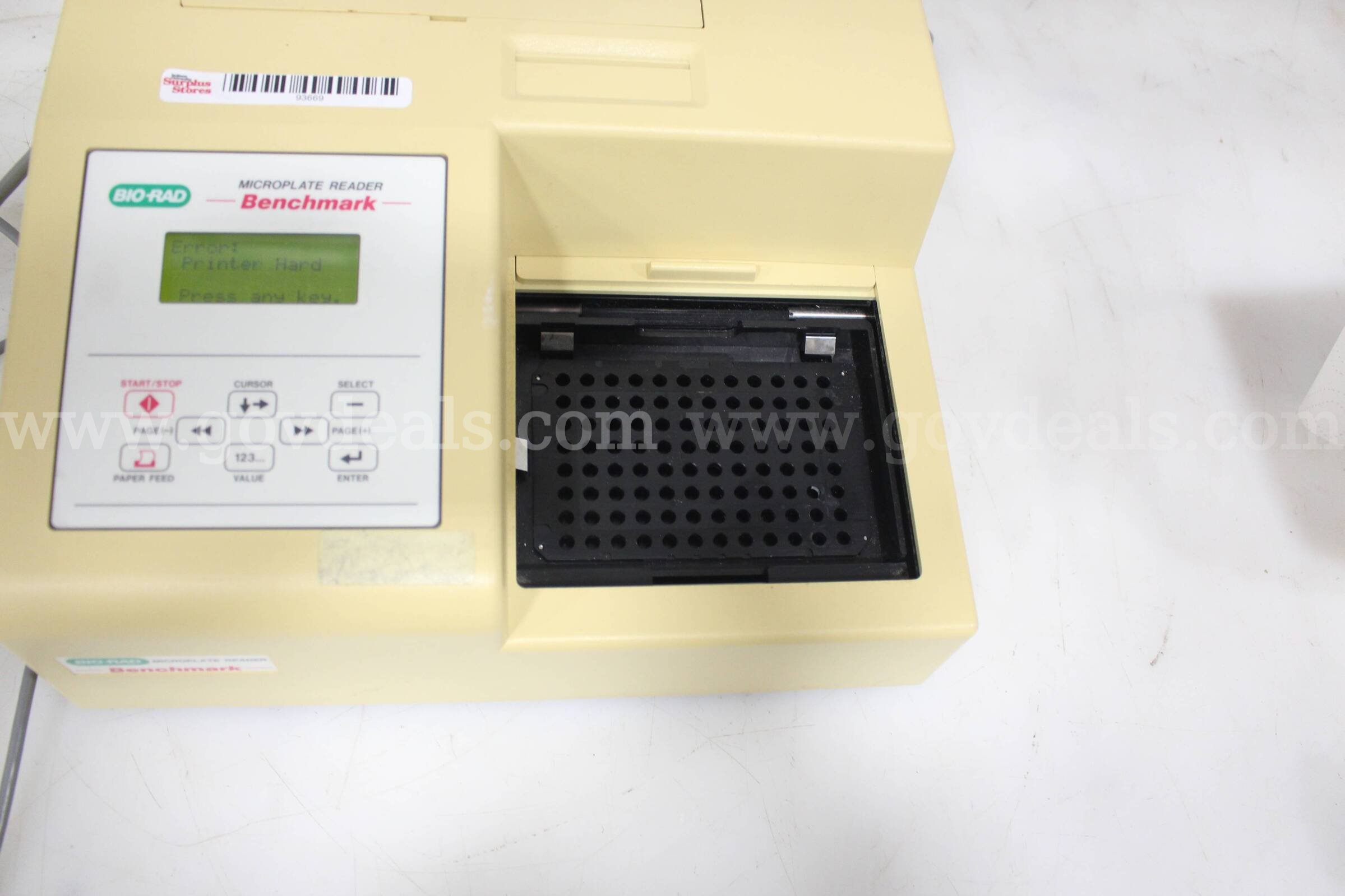 (1) BioRad Benchmark Microplate Reader for Parts/Repair BioRad Benchmark Government Surplus Auction - Photo #4