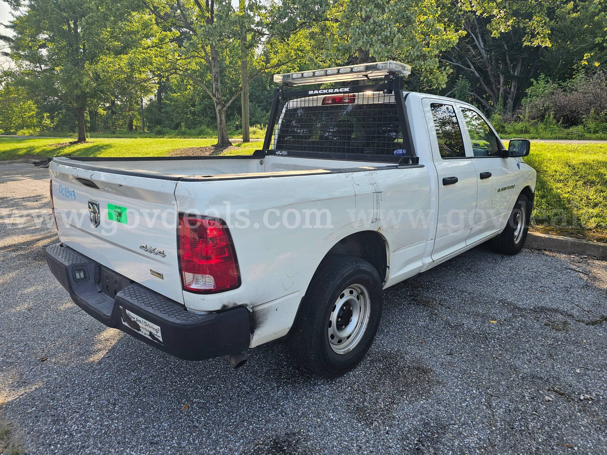 2011 RAM 1500 ST Quad Cab 4WD Pickup Truck - Clean Title RAM RAM 1500 Government Surplus Auction - Photo #5