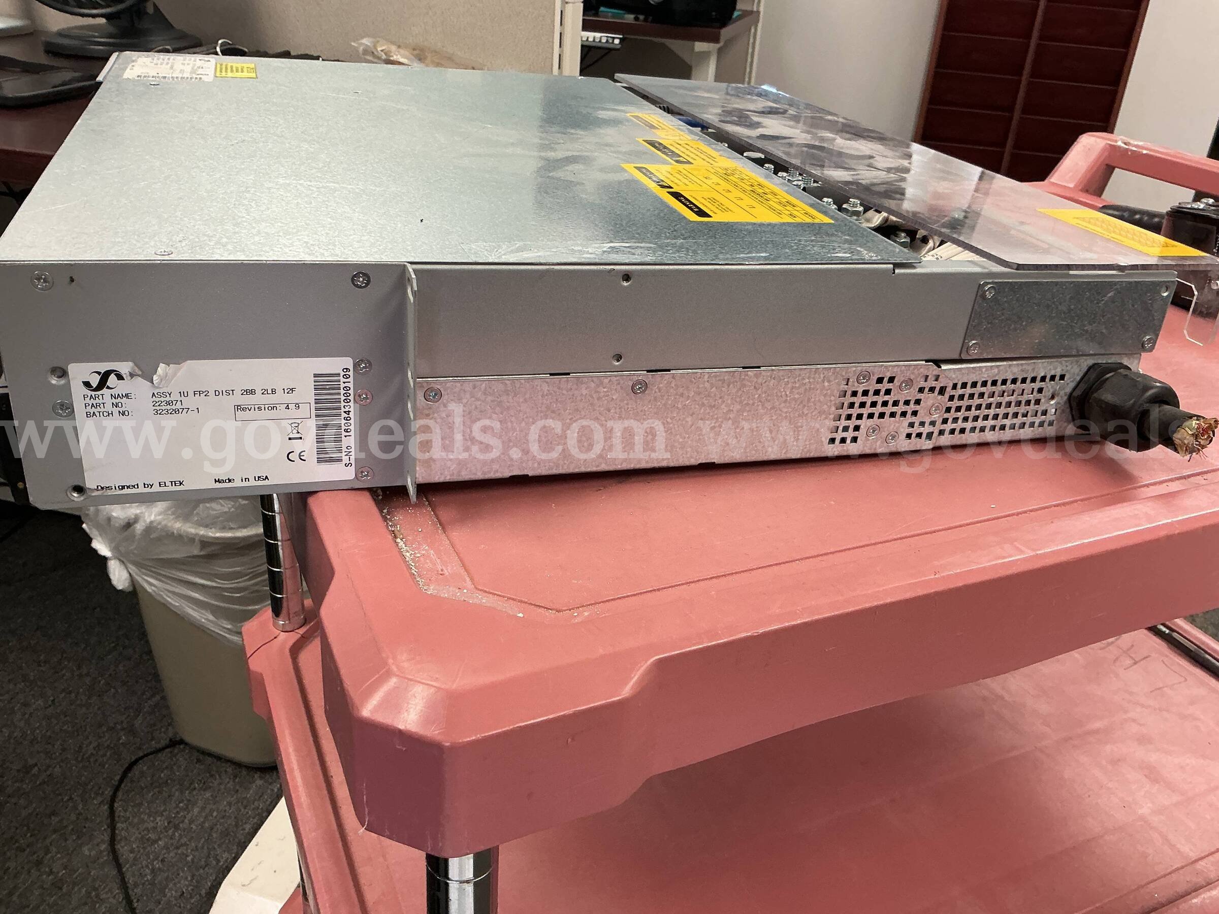 Eltek Flatpack2 1U DC Sys FP2-48/150 DELL 150 Government Surplus Auction - Photo #3