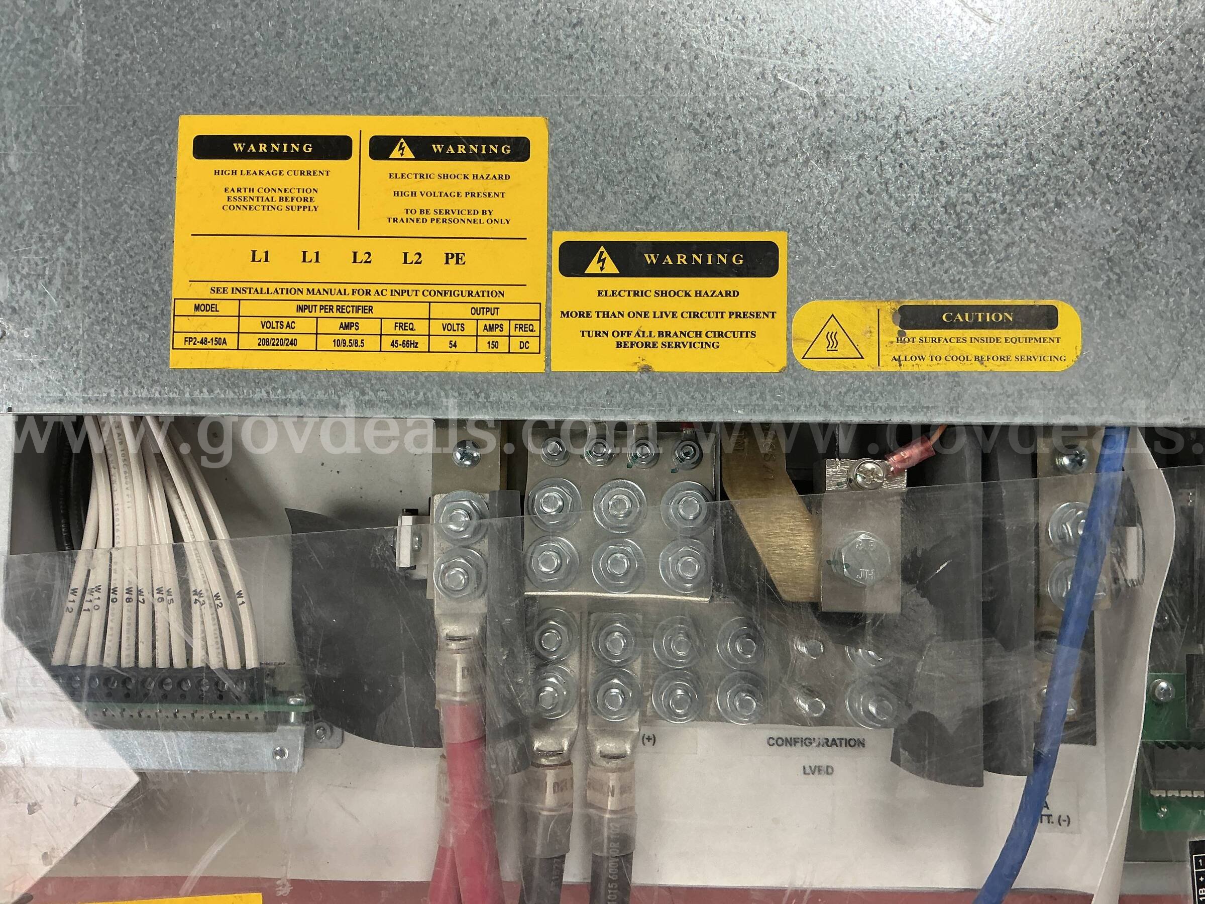 Eltek Flatpack2 1U DC Sys FP2-48/150 DELL 150 Government Surplus Auction - Photo #5