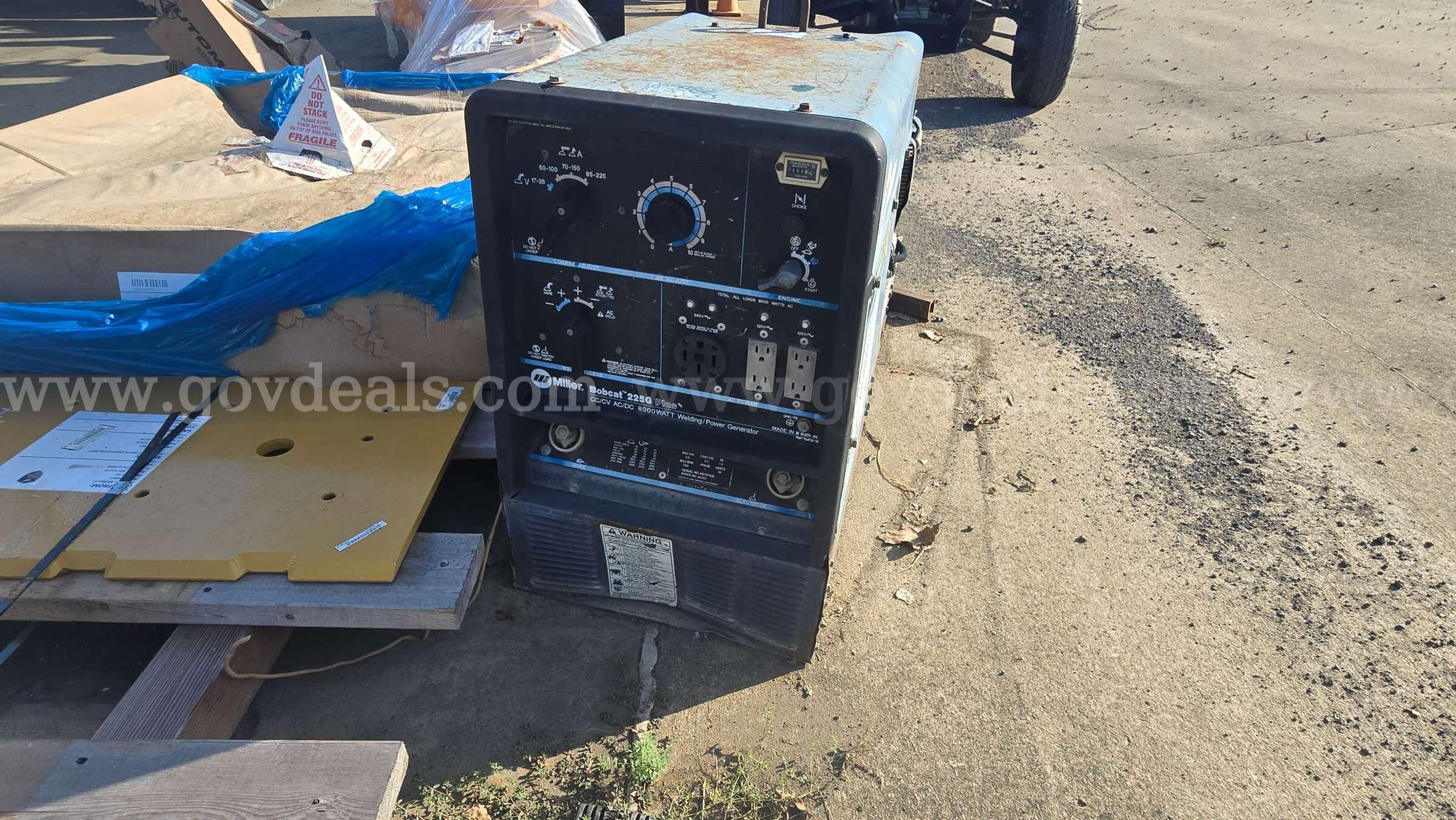 Miller 8000 Watt Generator Miller 8000 Government Surplus Auction - Photo #6