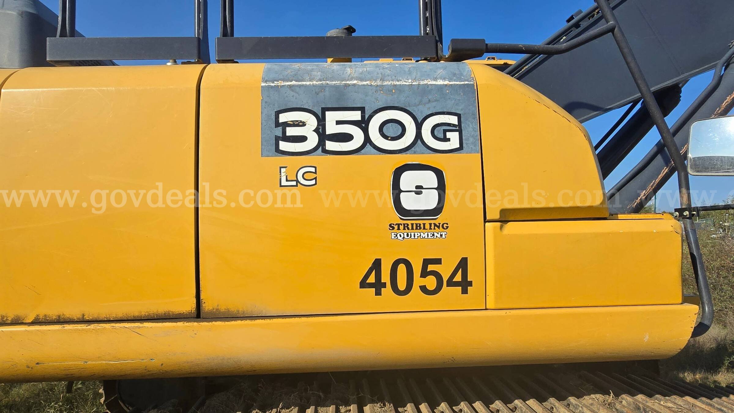 2008 John Deere 350G Excavator John Deere 350G Government Surplus Auction - Photo #2
