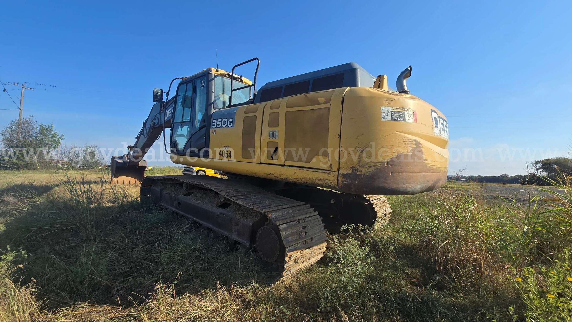 2008 John Deere 350G Excavator John Deere 350G Government Surplus Auction - Photo #3