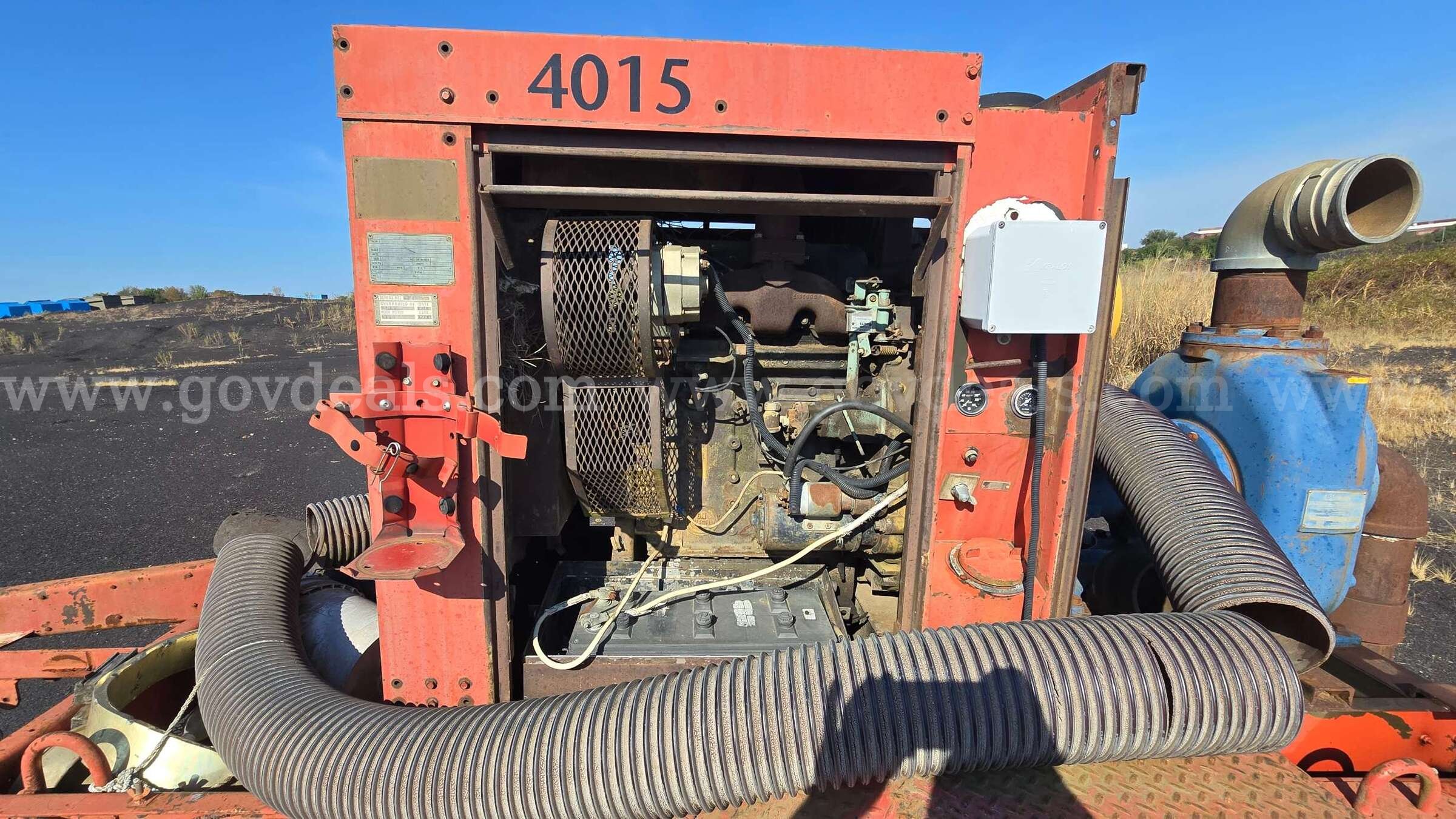 Gorman-Rupp 80 Series Self-Priming Centrifugal Pump w/ Detroit Diesel Gorman-Rupp 80 Series Government Surplus Auction - Photo #6