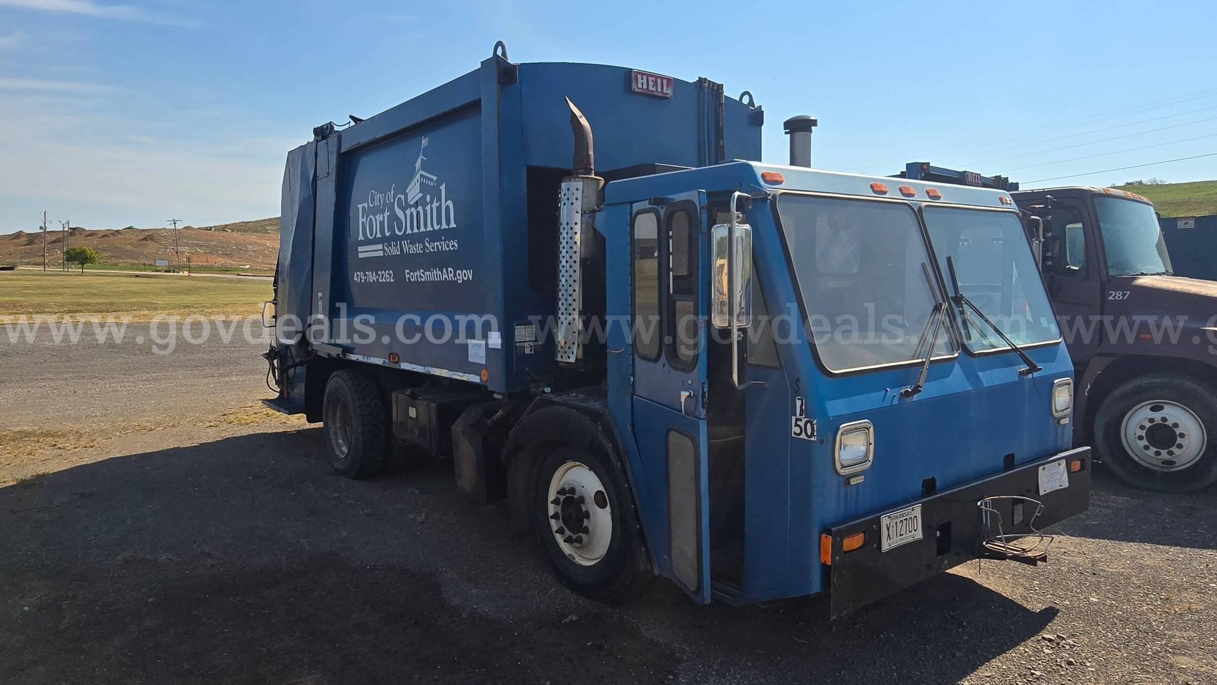 2004 Hino 268 Rear Loader Garbage Truck