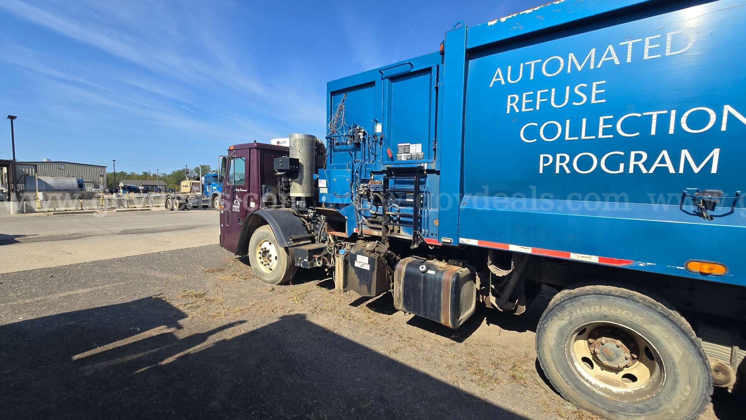 2013 Mack LEU600 Automated Side Loader Garbage Truck Mack LEU600 Government Surplus Auction - Photo #4