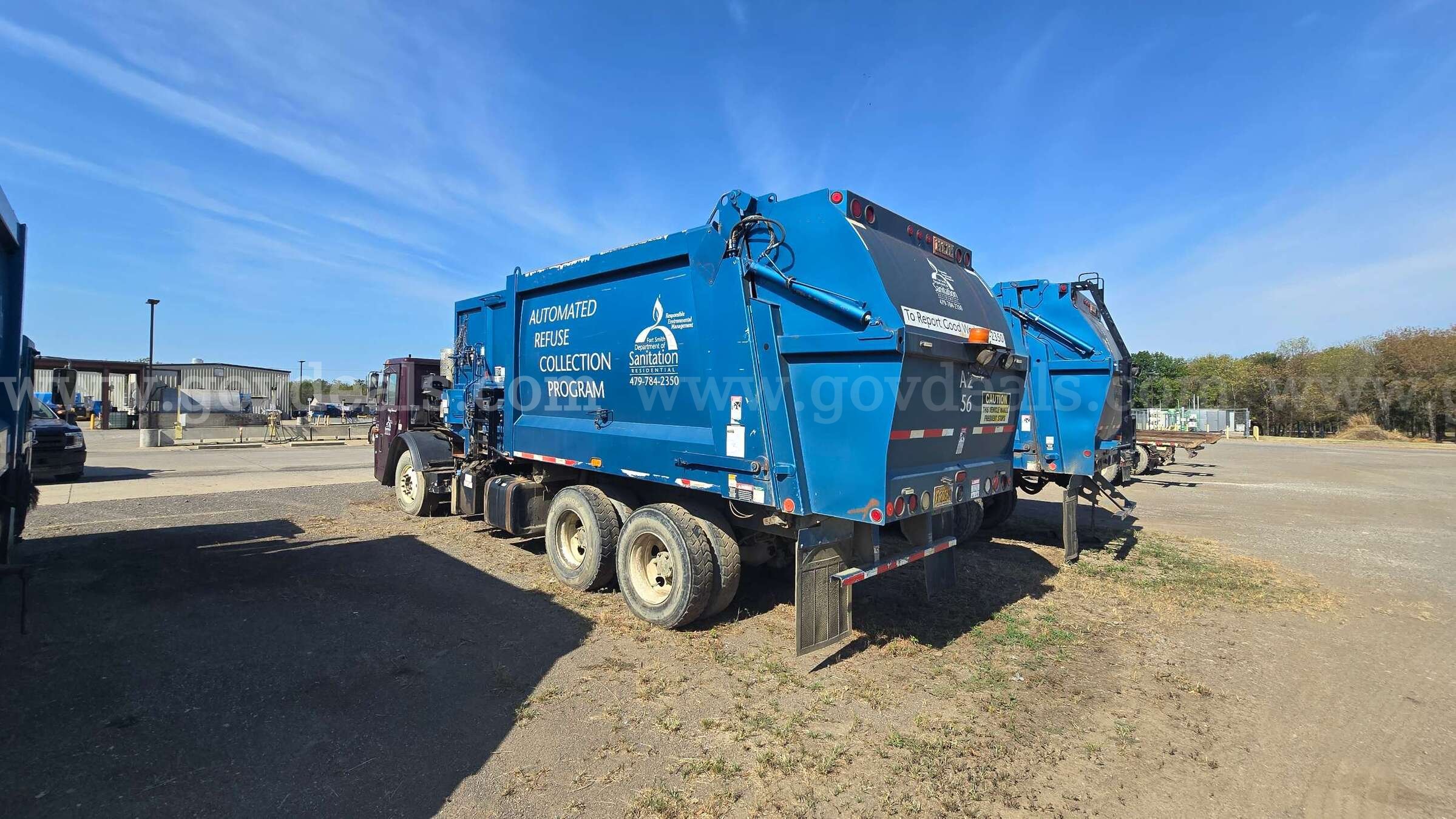 2013 Mack LEU600 Automated Side Loader Garbage Truck Mack LEU600 Government Surplus Auction - Photo #5