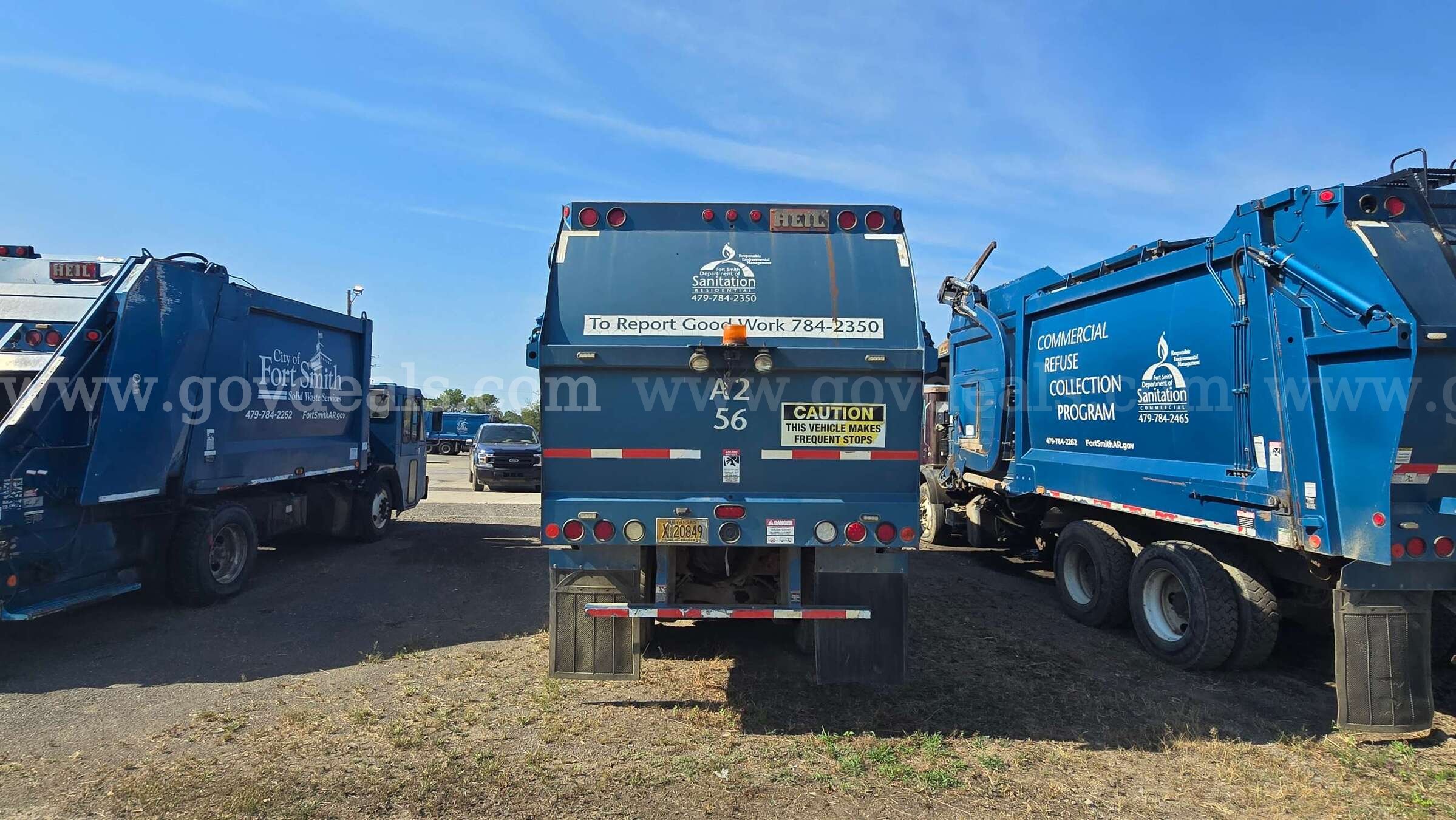 2013 Mack LEU600 Automated Side Loader Garbage Truck Mack LEU600 Government Surplus Auction - Photo #6