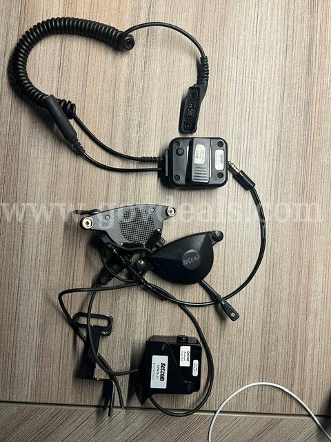 SetCom Liberator MWH-31transmitter SWE-1MZ4 speaker mic for motorcycle helmets