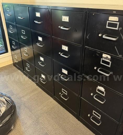 4-Drawer Legal File Cabinets (Lot of 7)