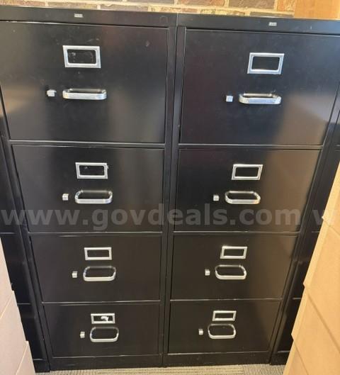 4-Drawer Legal File Cabinets (Lot of 7)   Government Surplus Auction - Photo #2