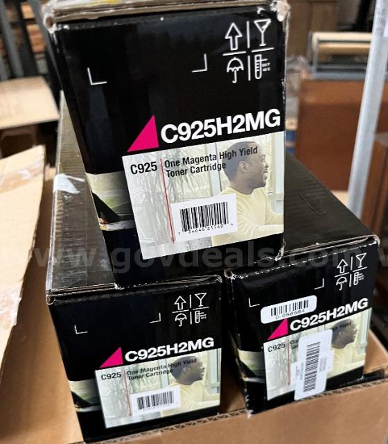 Lot of 10 Ink/Toner Cartridges & 2 Waste Toner Cartridges   Government Surplus Auction - Photo #5