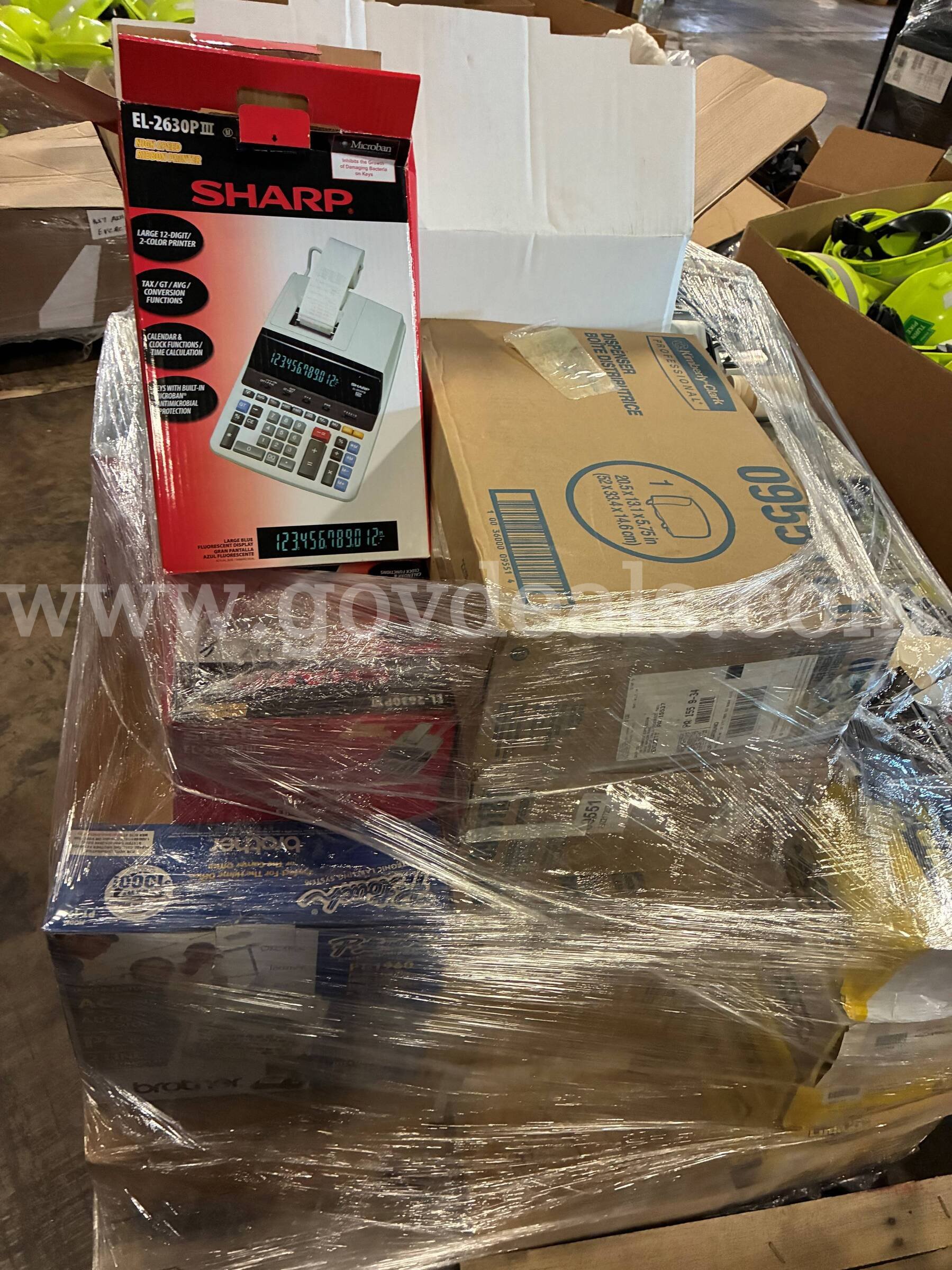 Miscellaneous Electronics Lot: Typewriter, Printing Calculators, Coin/Currency Counters, Label Machines, Etc. SHARP, BROTHER, BRANDT  Government Surplus Auction - Primary Photo