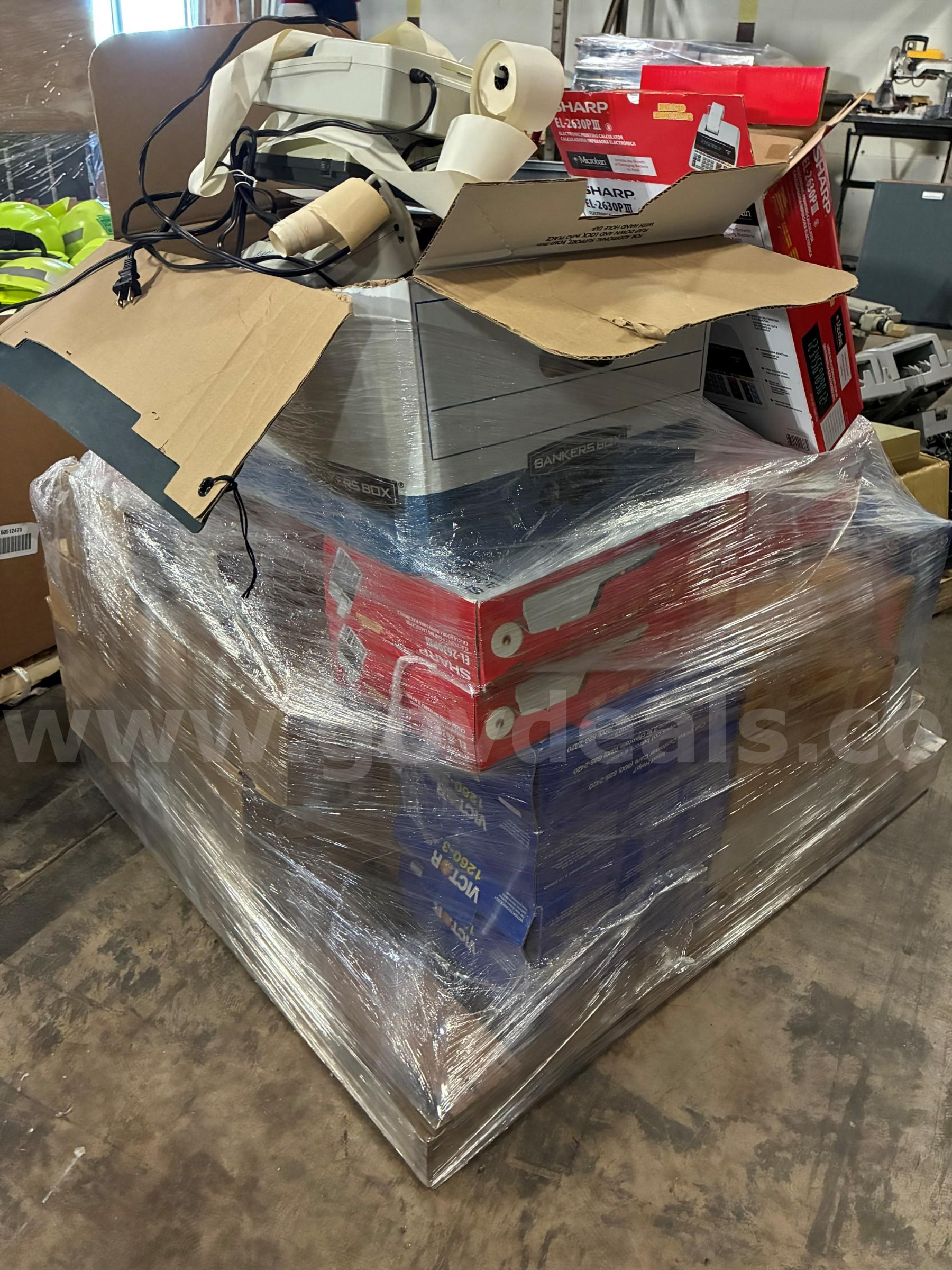 Miscellaneous Electronics Lot: Typewriter, Printing Calculators, Coin/Currency Counters, Label Machines, Etc. SHARP, BROTHER, BRANDT  Government Surplus Auction - Photo #3