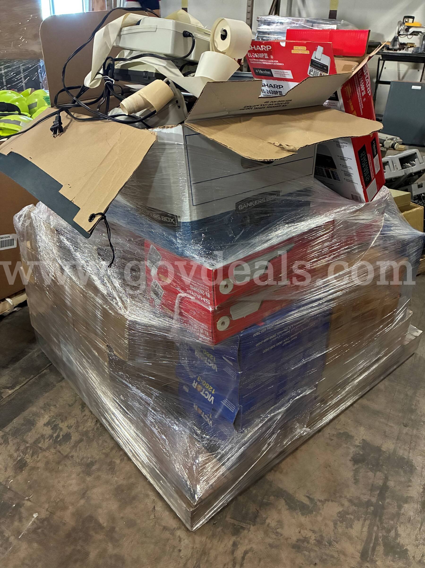 Miscellaneous Electronics Lot: Typewriter, Printing Calculators, Coin/Currency Counters, Label Machines, Etc. SHARP, BROTHER, BRANDT  Government Surplus Auction - Photo #5