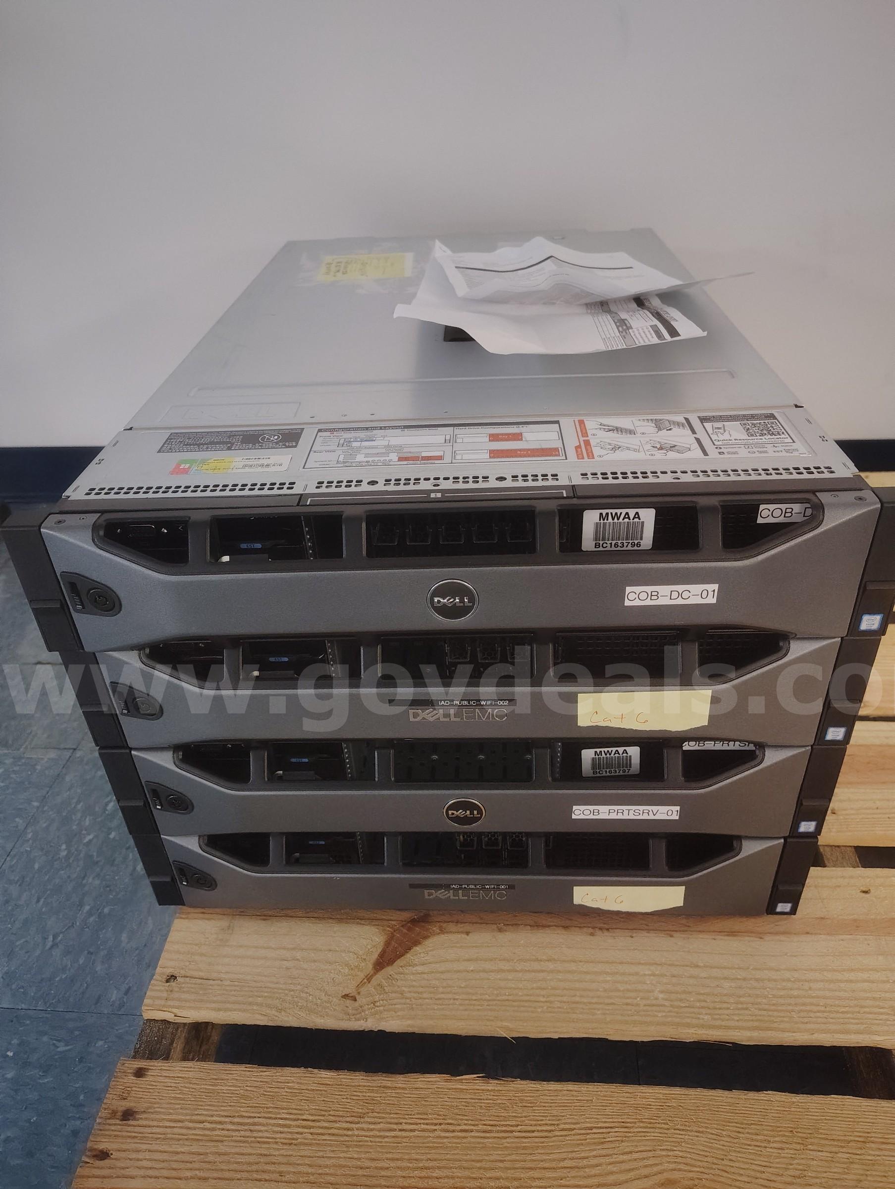 4 Used Dell Server Racks PowerEdge R730 Dell R730 Government Surplus Auction - Photo #2