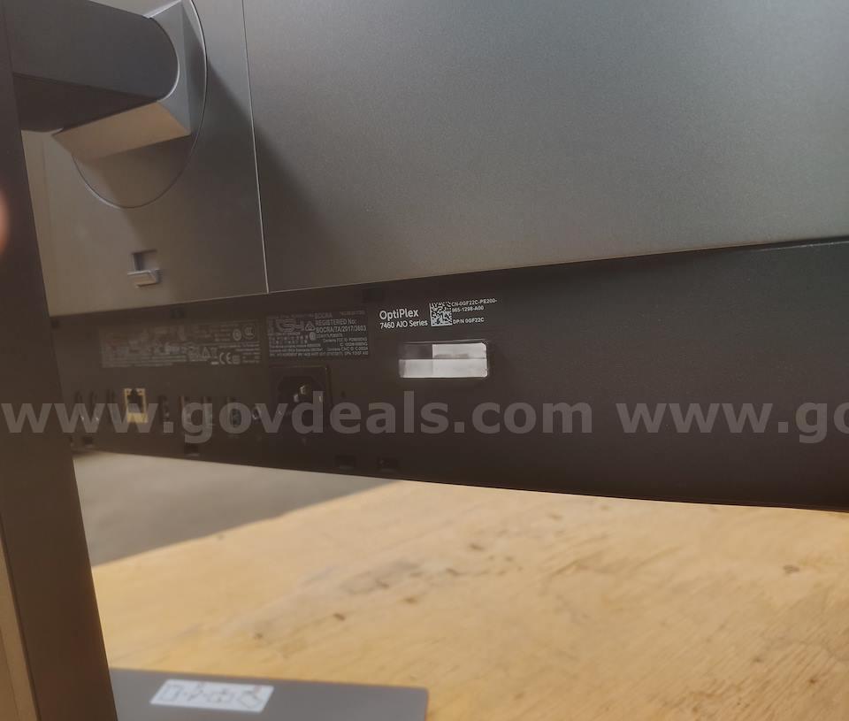 Lot of 41 Used Dell Latitude Optiplex 7460 and 1 Optiplex 7410 All-in-One Computers Dell Optiplex 7460 Government Surplus Auction - Photo #4