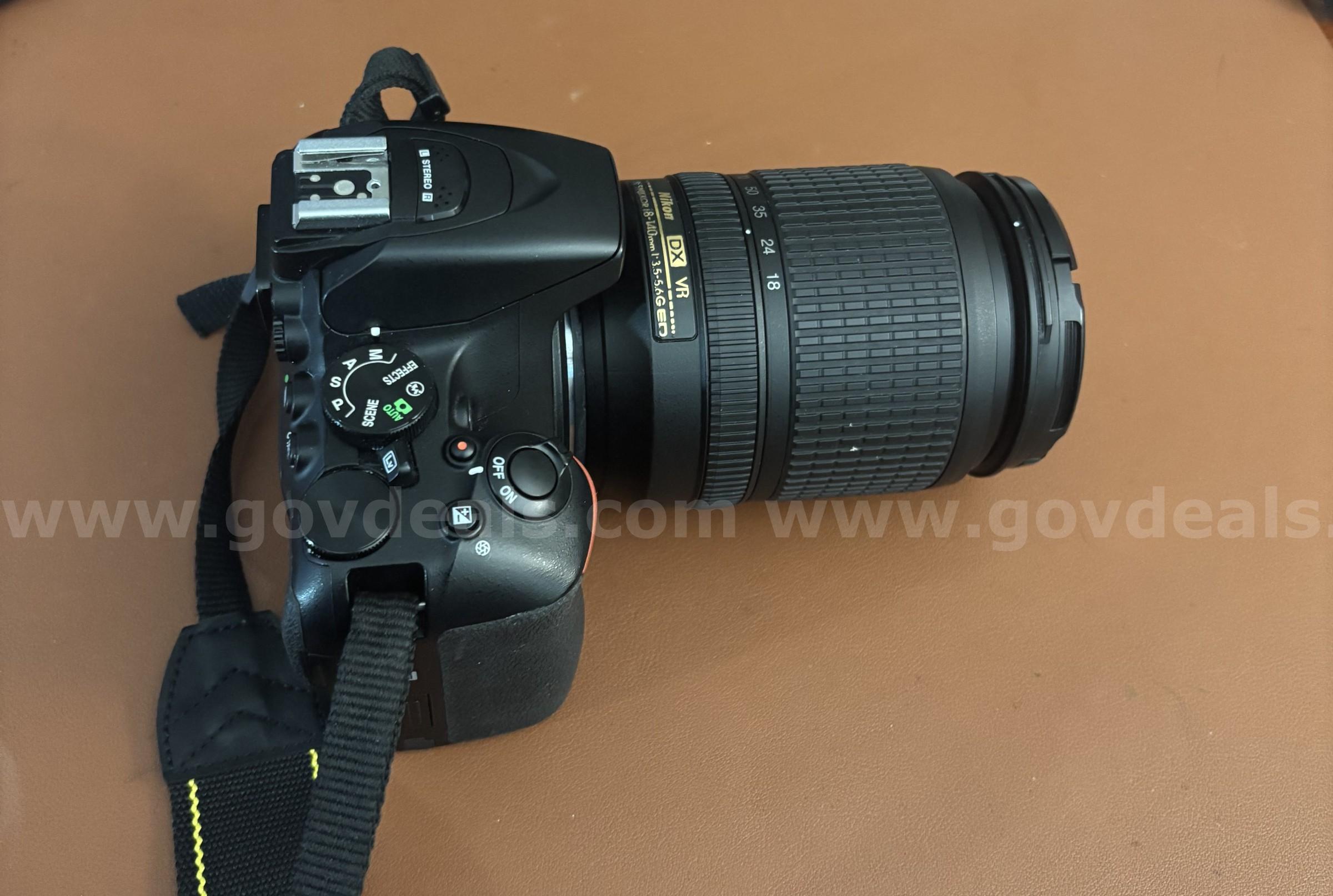 Used Nikon D5600 SLR Digital Camera nikon D5600 Government Surplus Auction - Photo #2