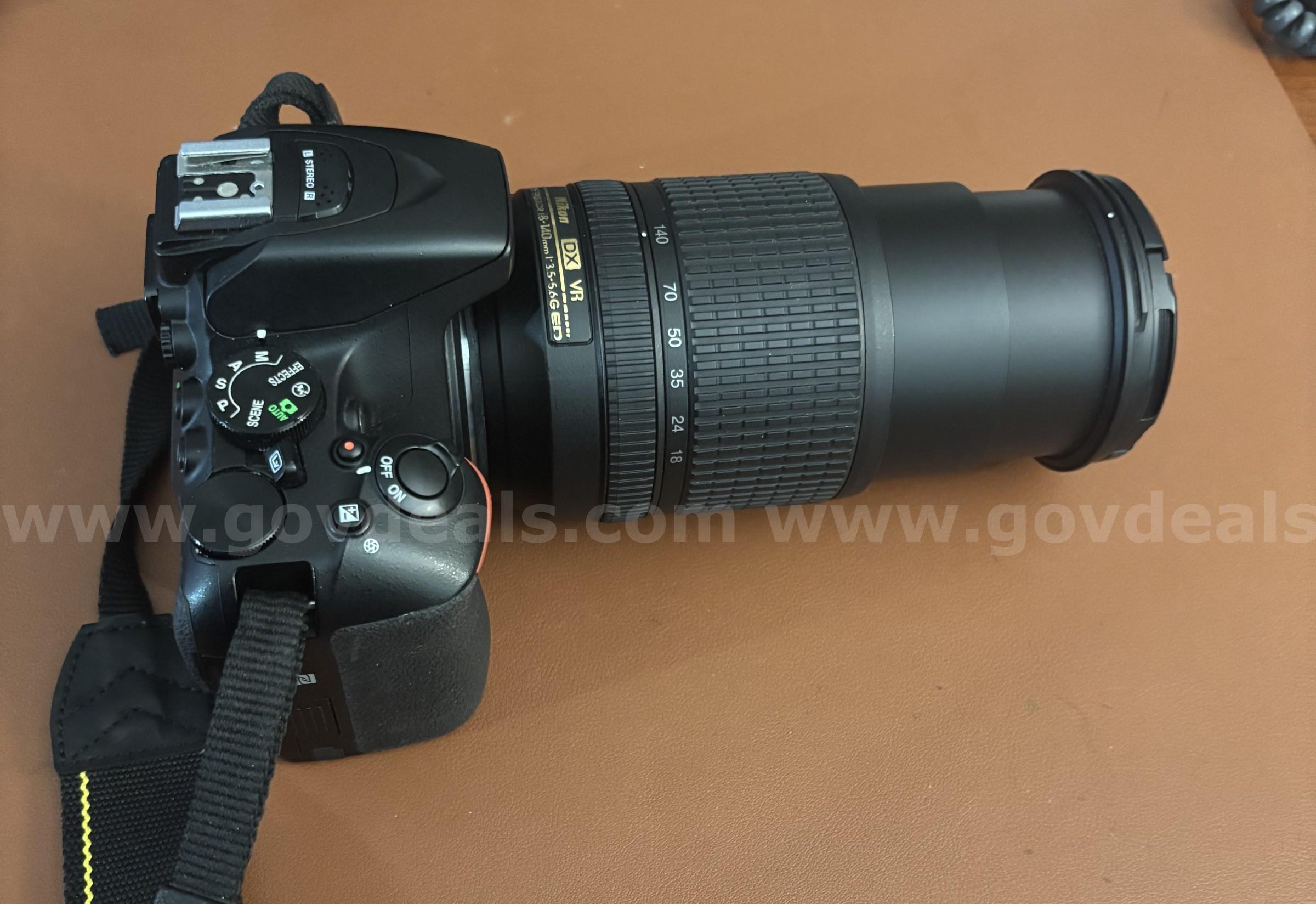 Used Nikon D5600 SLR Digital Camera nikon D5600 Government Surplus Auction - Photo #3