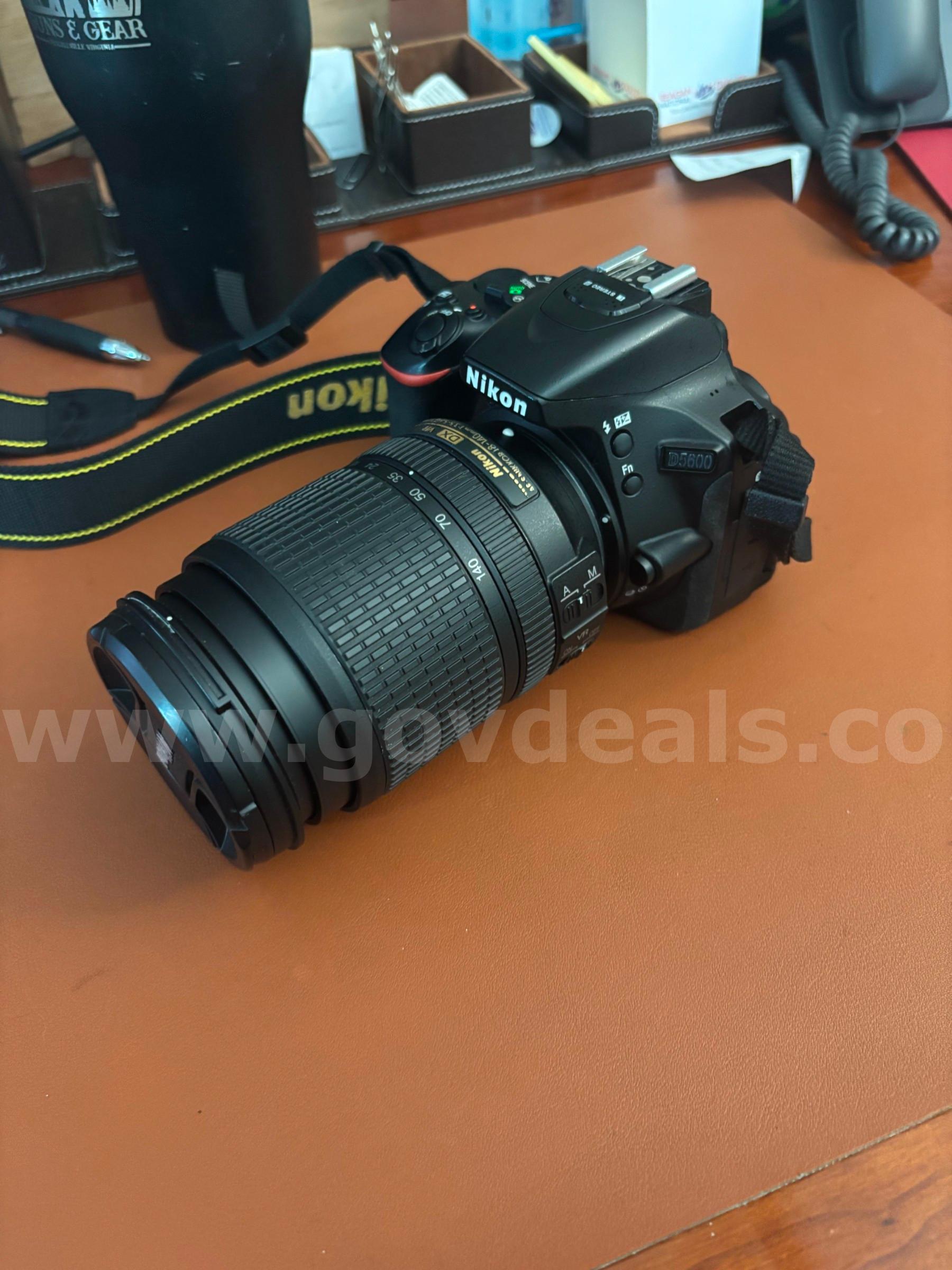 Used Nikon D5600 SLR Digital Camera nikon D5600 Government Surplus Auction - Photo #4
