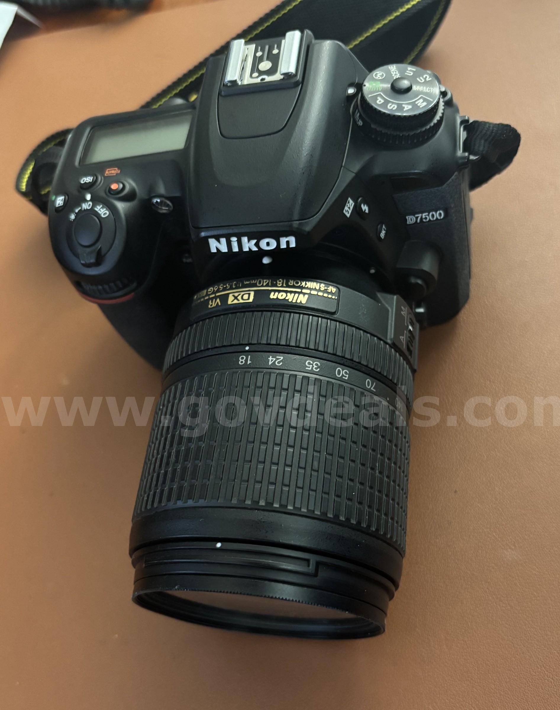 Used Nikon 7500 SLR Digital Camera nikon 7500 Government Surplus Auction - Photo #2