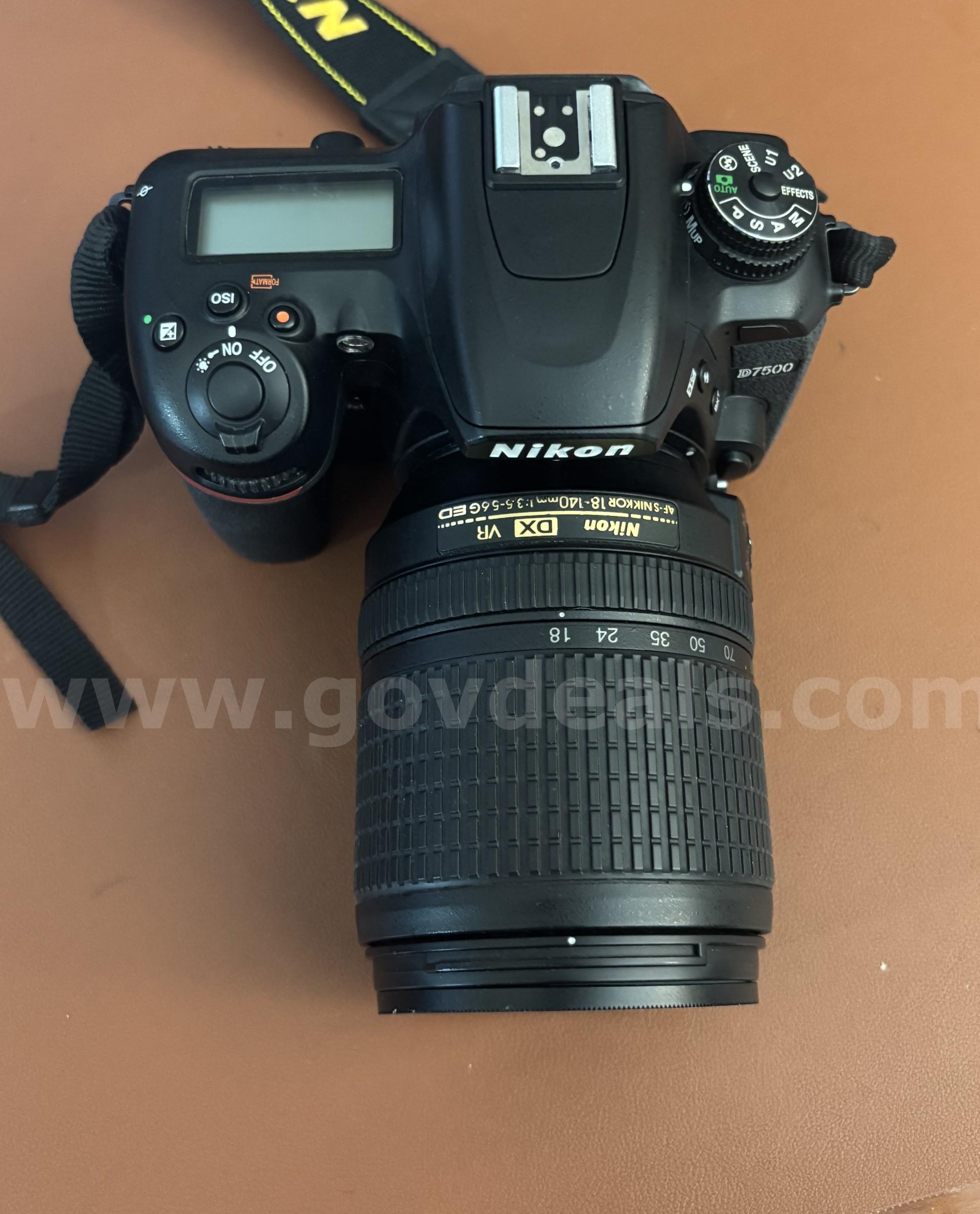 Used Nikon 7500 SLR Digital Camera nikon 7500 Government Surplus Auction - Photo #3