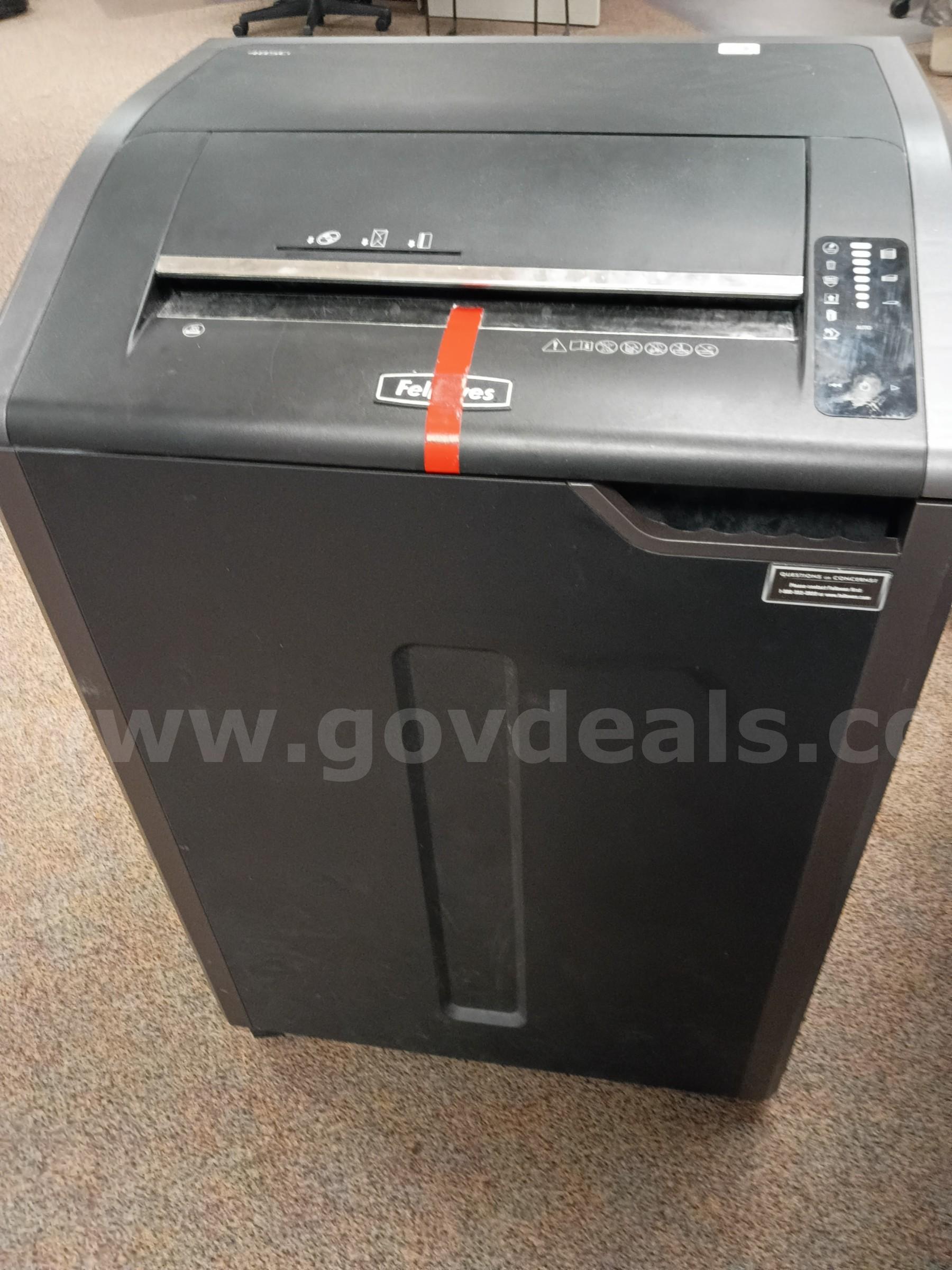 Fellowes 485CI Shredder  485CI Government Surplus Auction - Photo #3