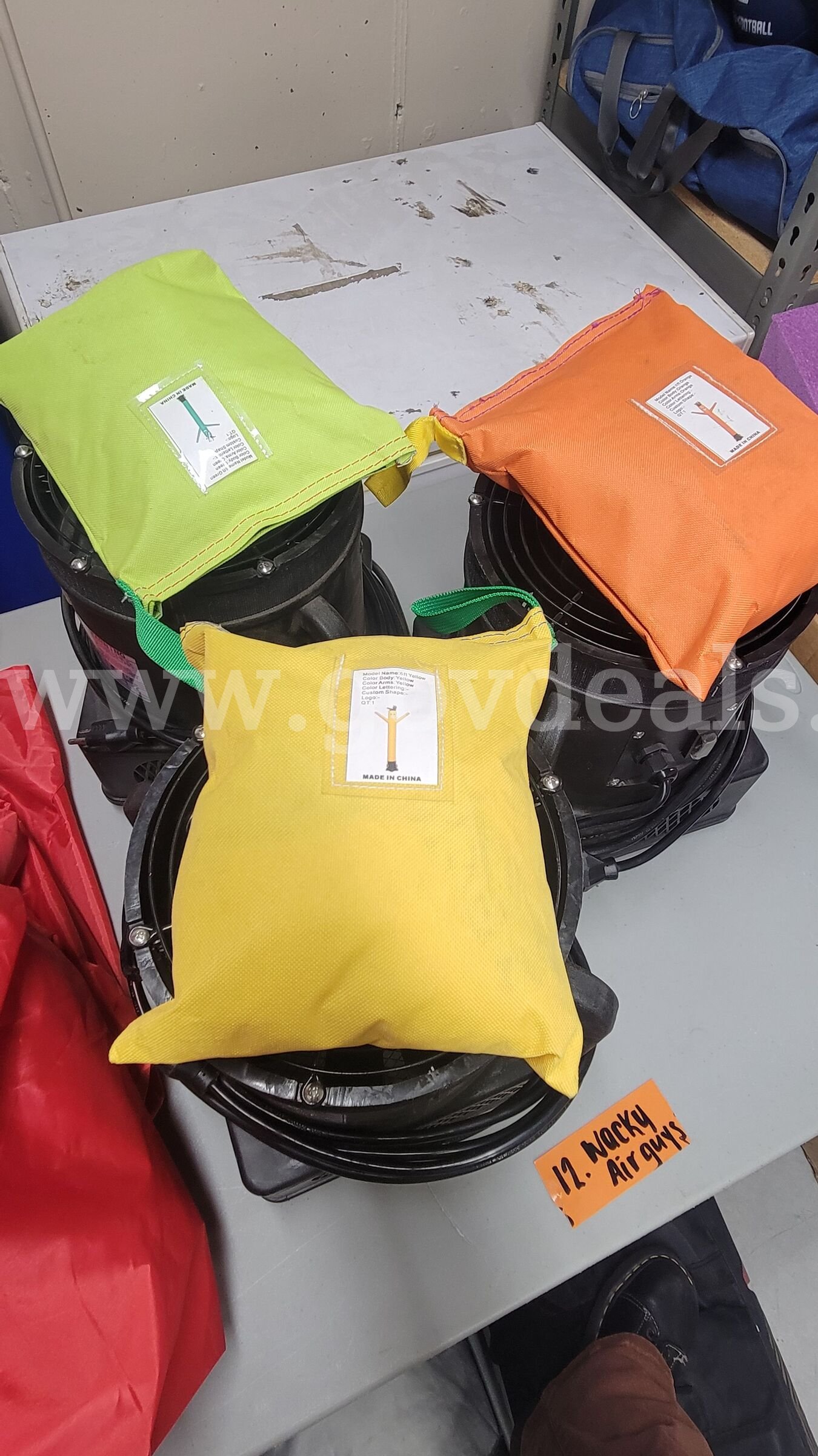 3 Wacky Air guys   Government Surplus Auction - Photo #2