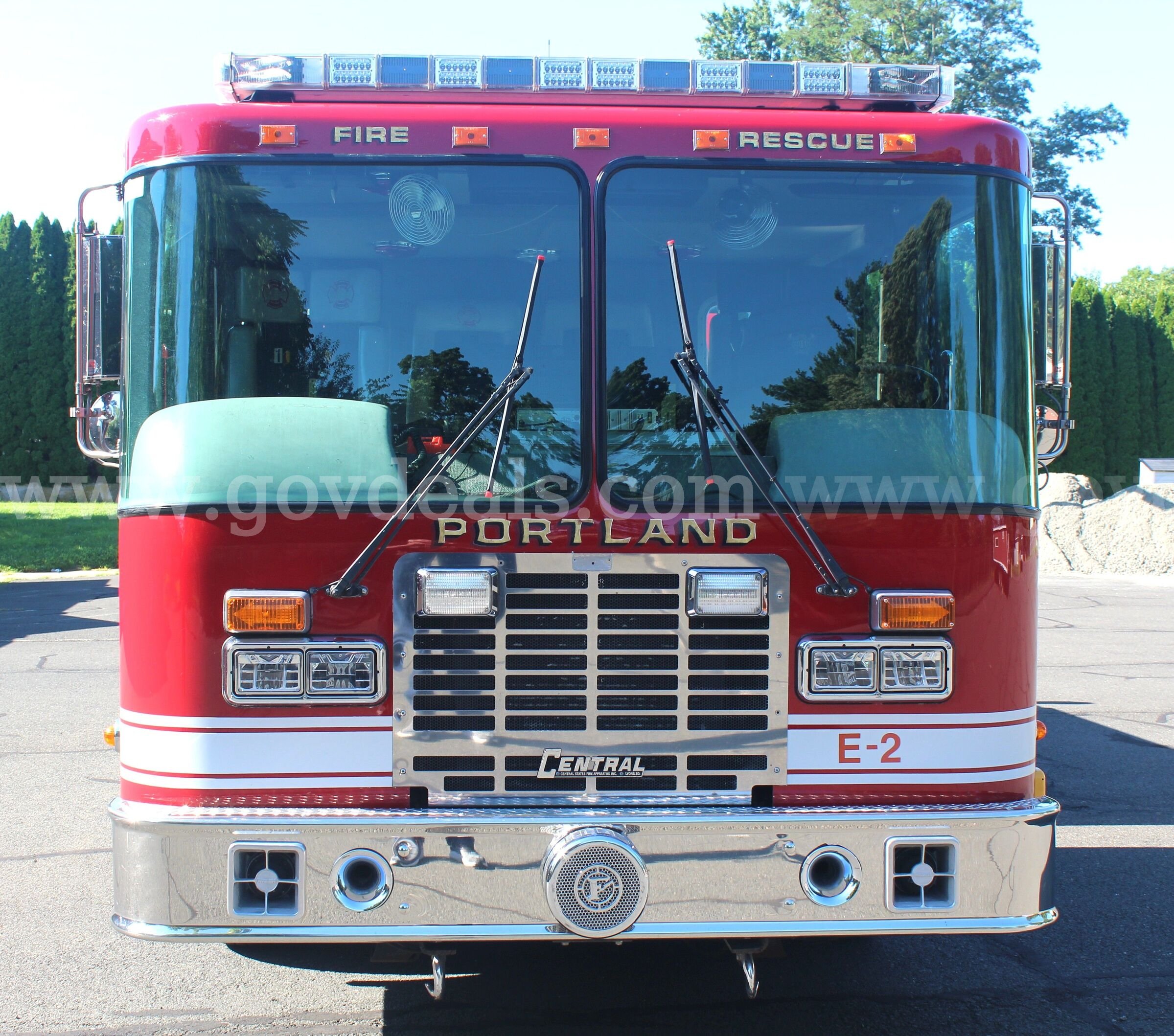 1998 HME Inc Model 1871 Fire Truck/Pumper HME Inc 1871 Government Surplus Auction - Photo #3