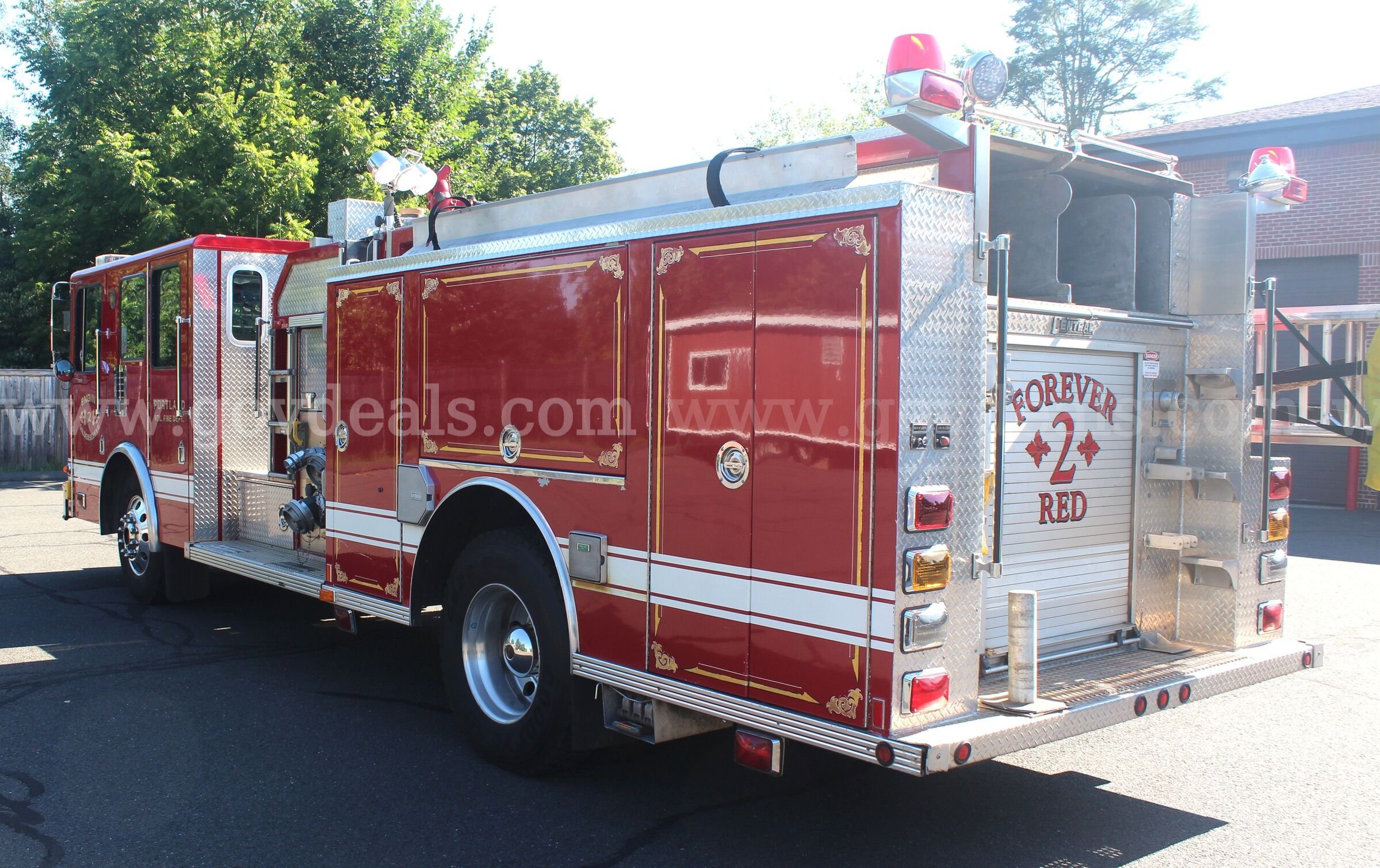 1998 HME Inc Model 1871 Fire Truck/Pumper HME Inc 1871 Government Surplus Auction - Photo #4