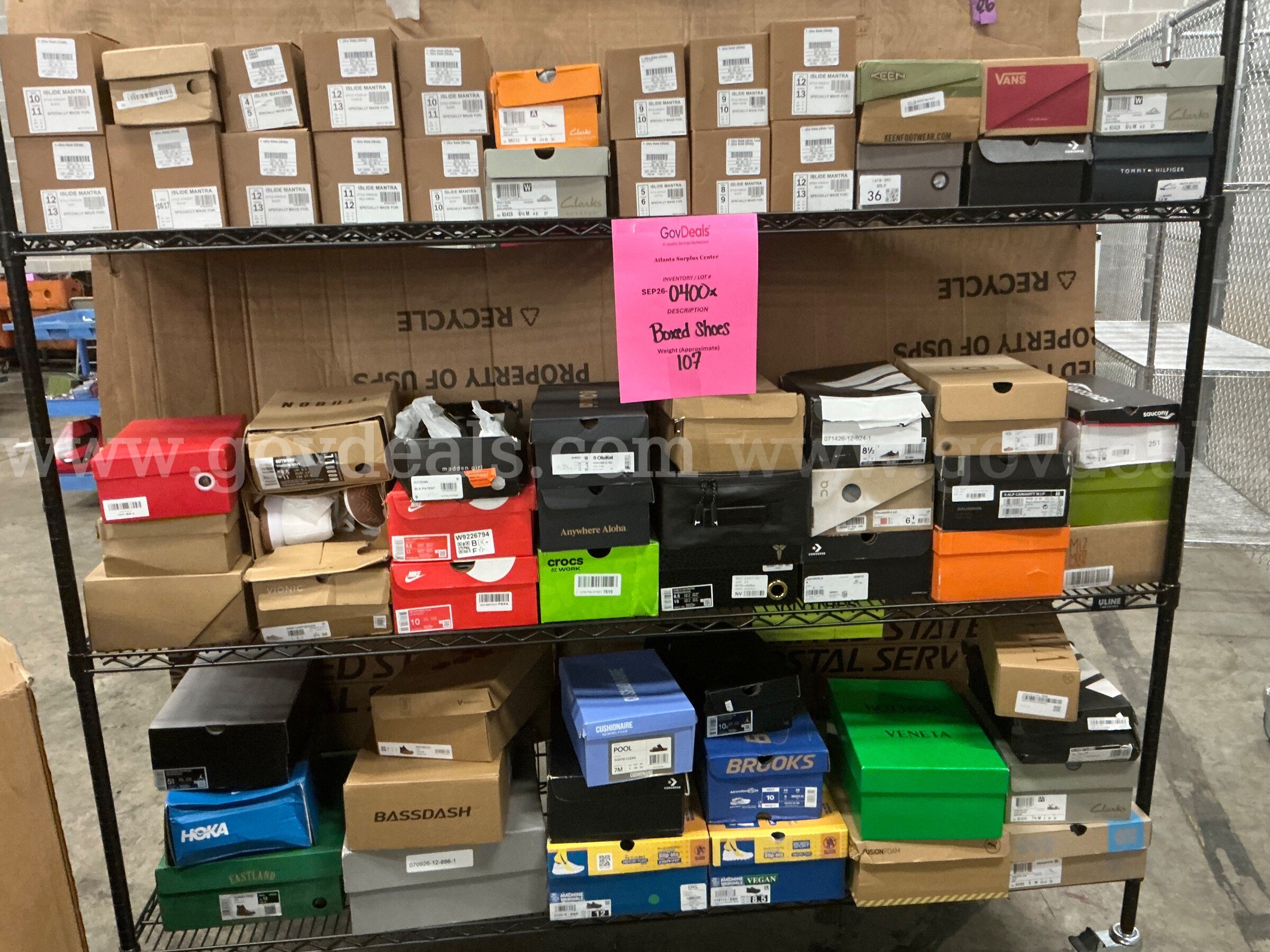 Apparel: "Boxed Shoes" (SEP26-0400X)