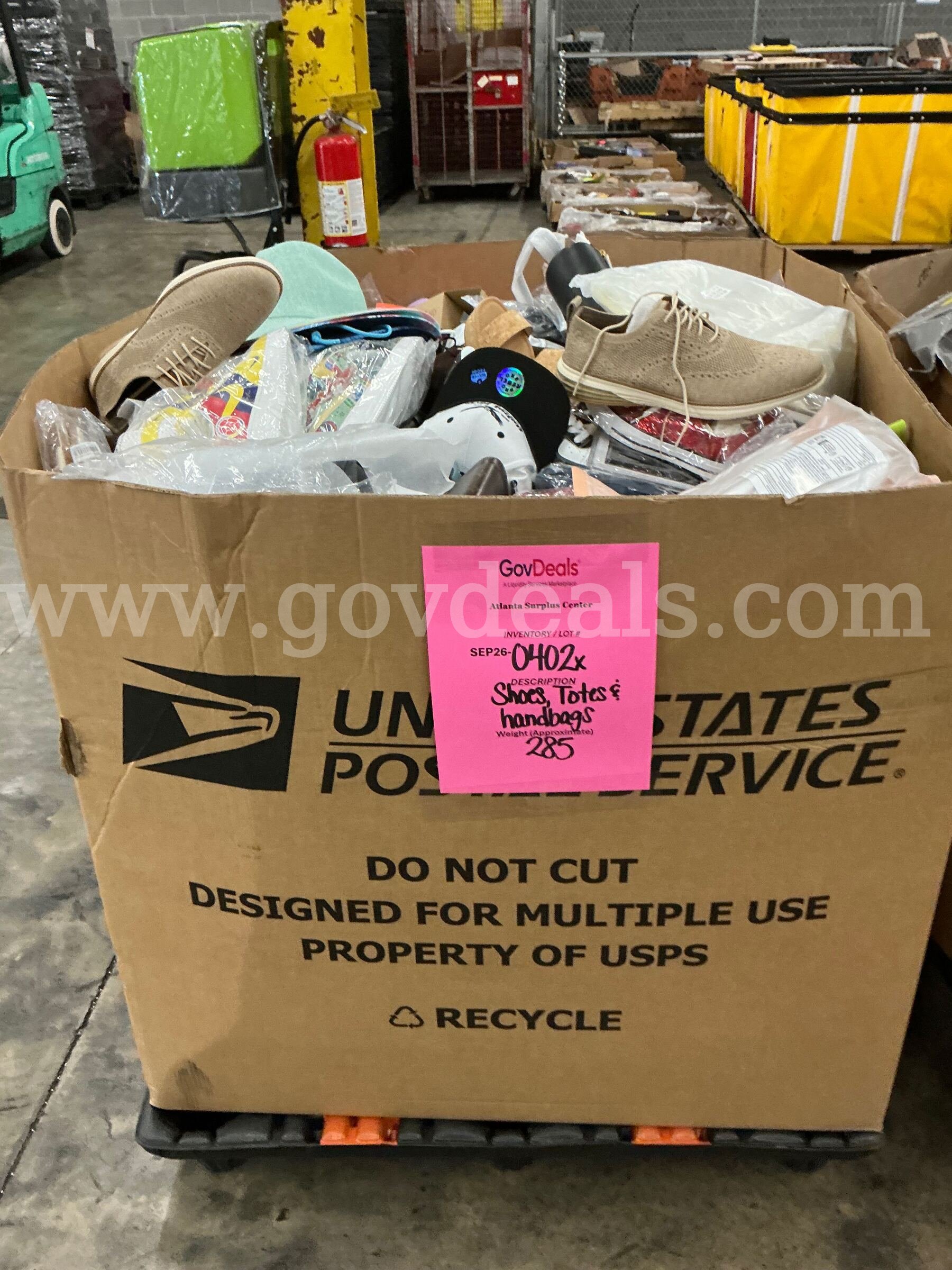 Apparel: Manually Sorted "Shoes, Handbags and Totes" (SEP26-0402X)