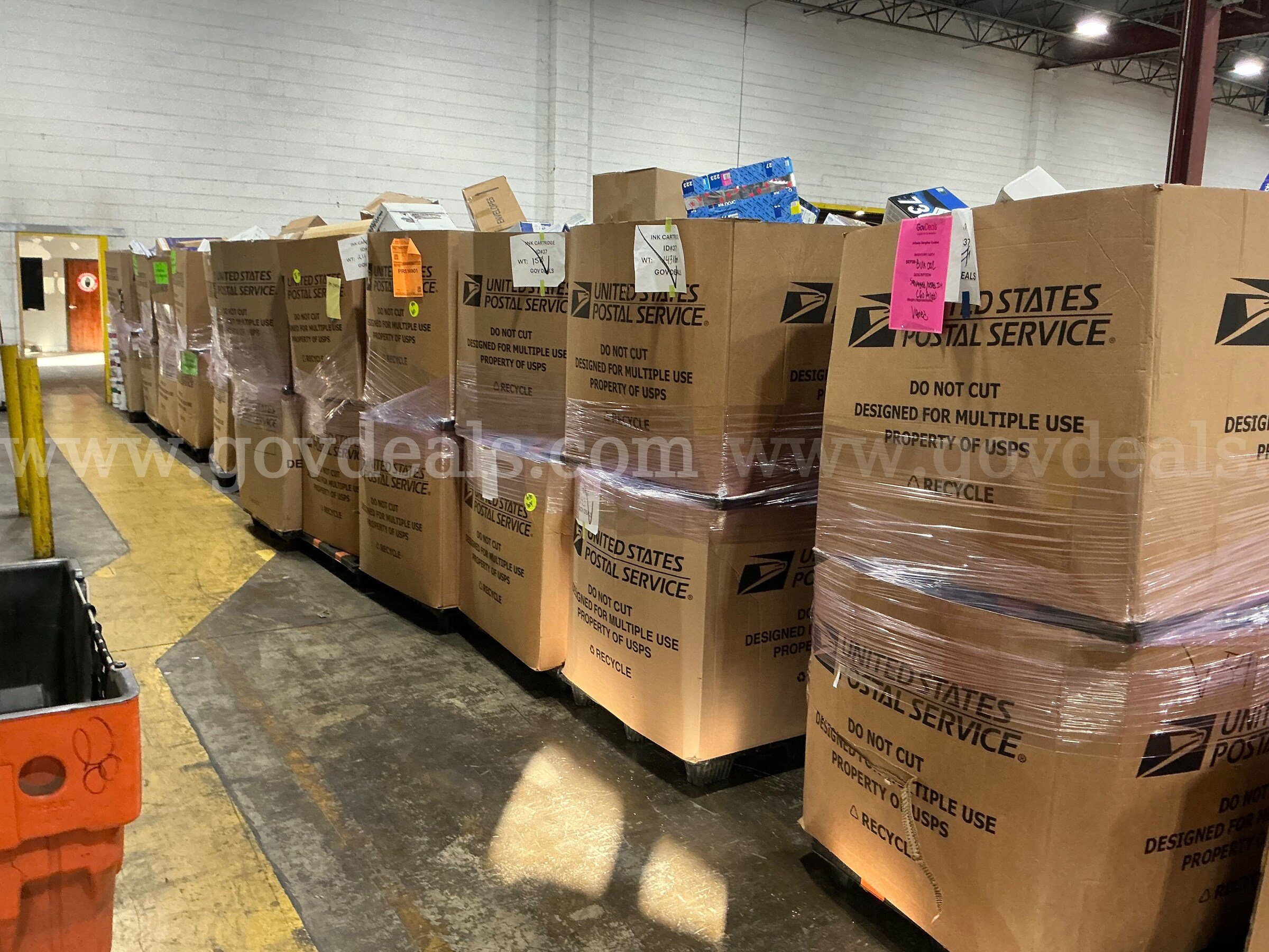 Salvaged: USED "Ink Cartridges & Toners" TOTAL 60 Pallets (SEP26-BULK002) / (1) 53' Trailer of 60 "Stacked" Pallets