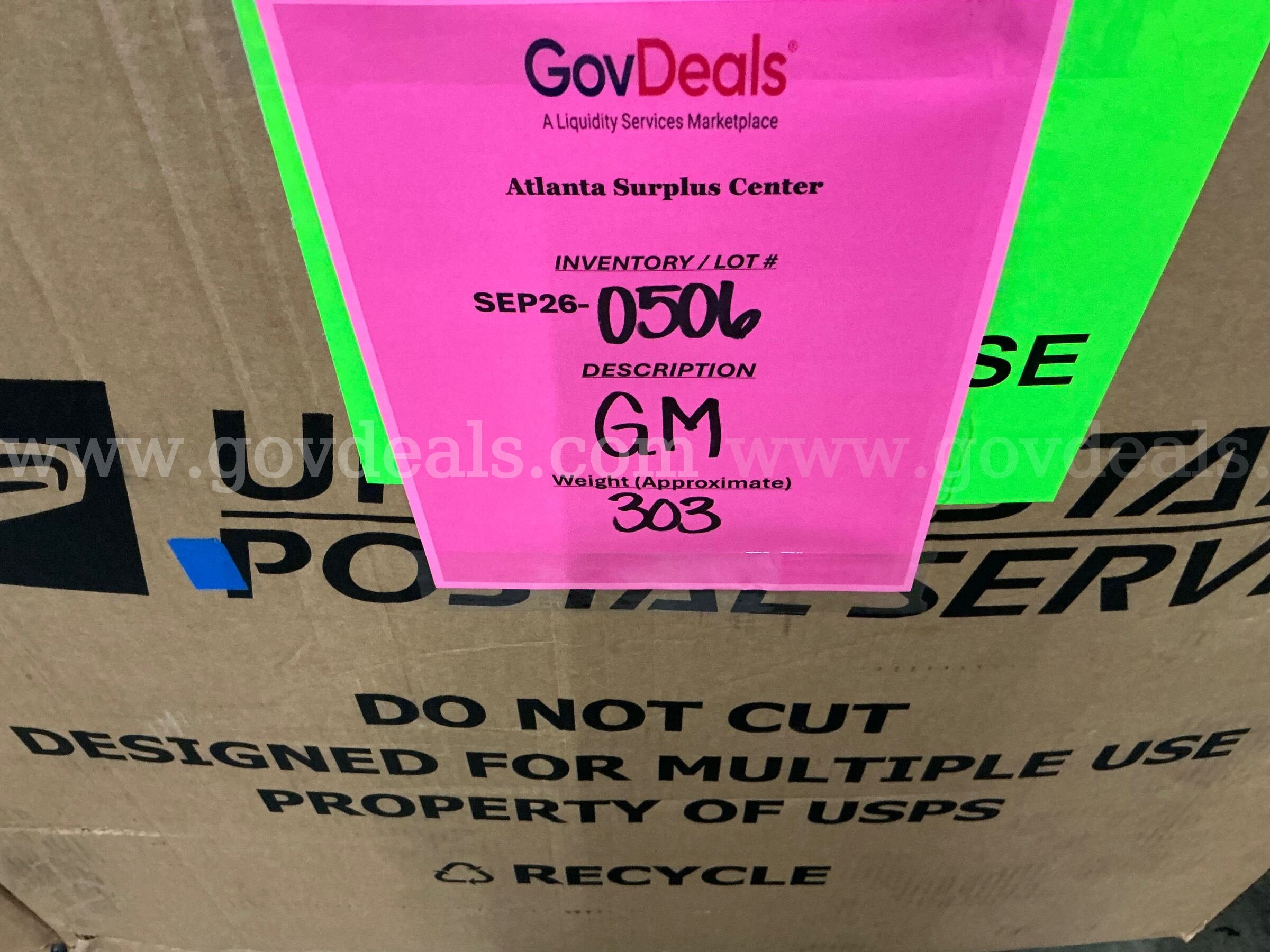 General Merchandise: (Gaylord) (SEP26-0506)  0506 Government Surplus Auction - Photo #2