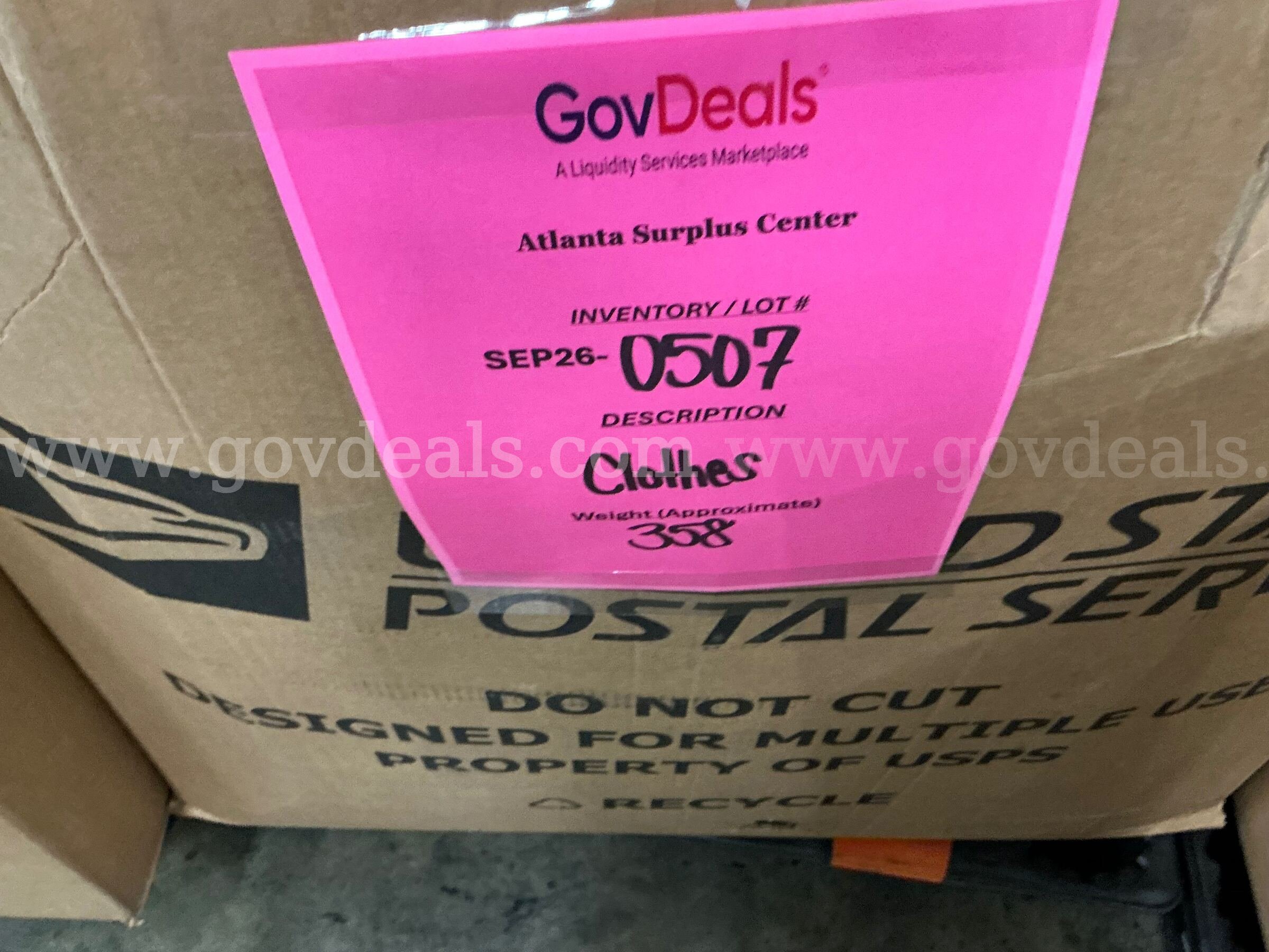 General Merchandise: (Gaylord) (SEP26-0507)  0507 Government Surplus Auction - Photo #2