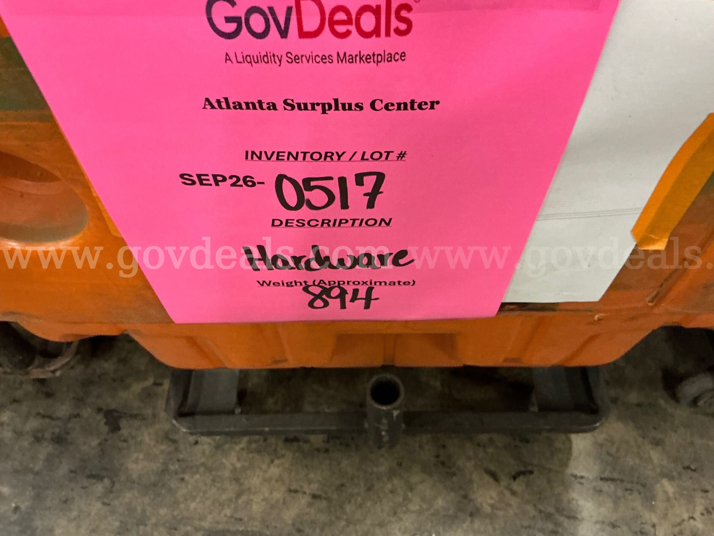 Hardware: "Automotive and Hardware" (Hamper)(SEP26-0517)  0517 Government Surplus Auction - Photo #2